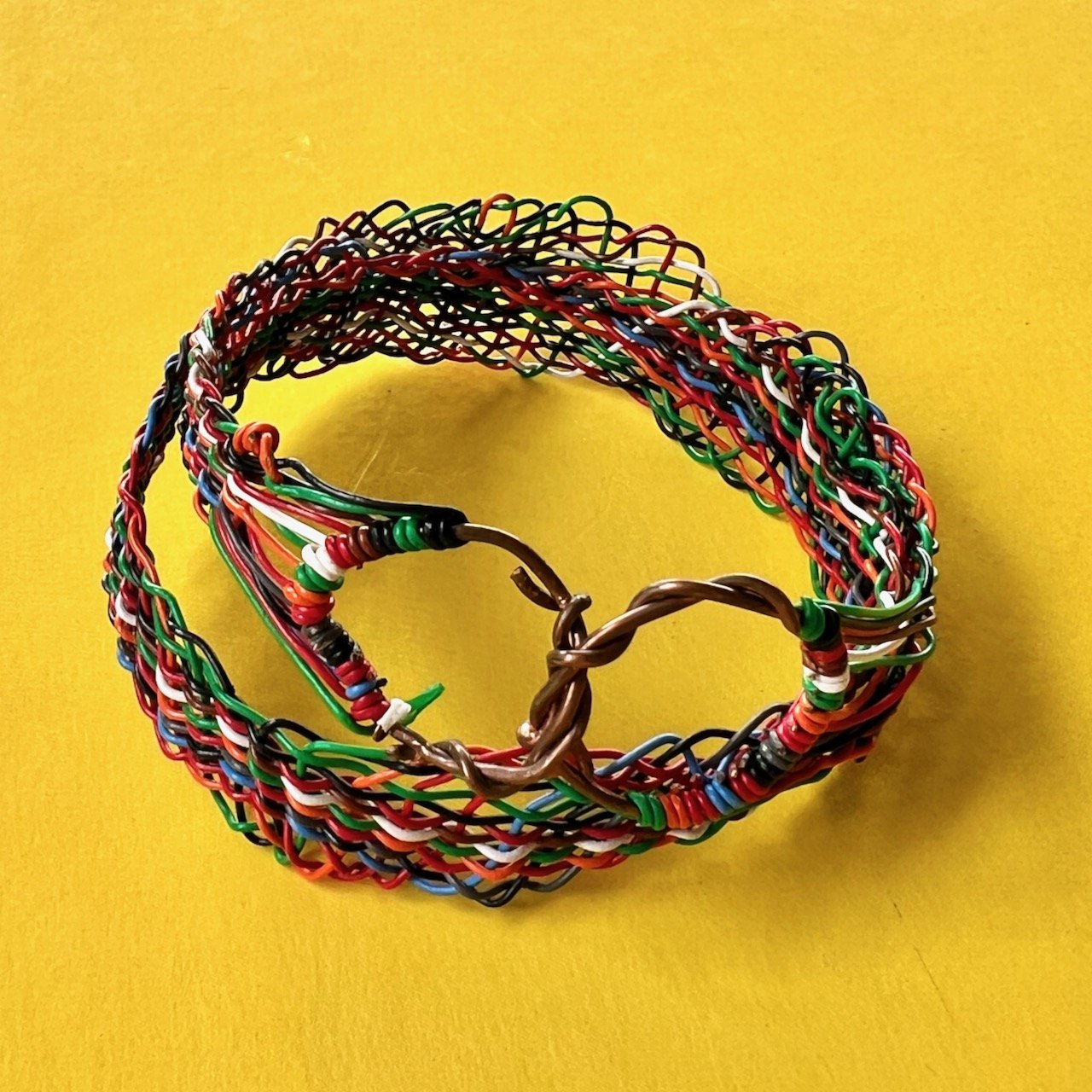 "New phone - who dis?" bangle bracelet