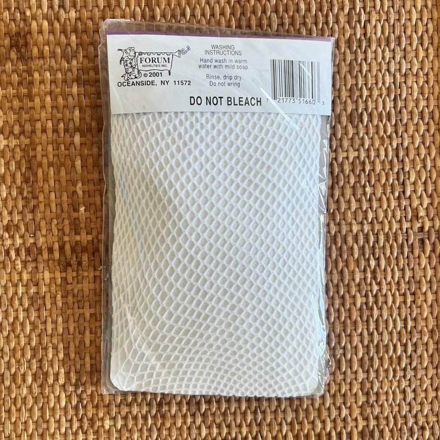 Forum Novelties, Inc. white fishnet pantyhose