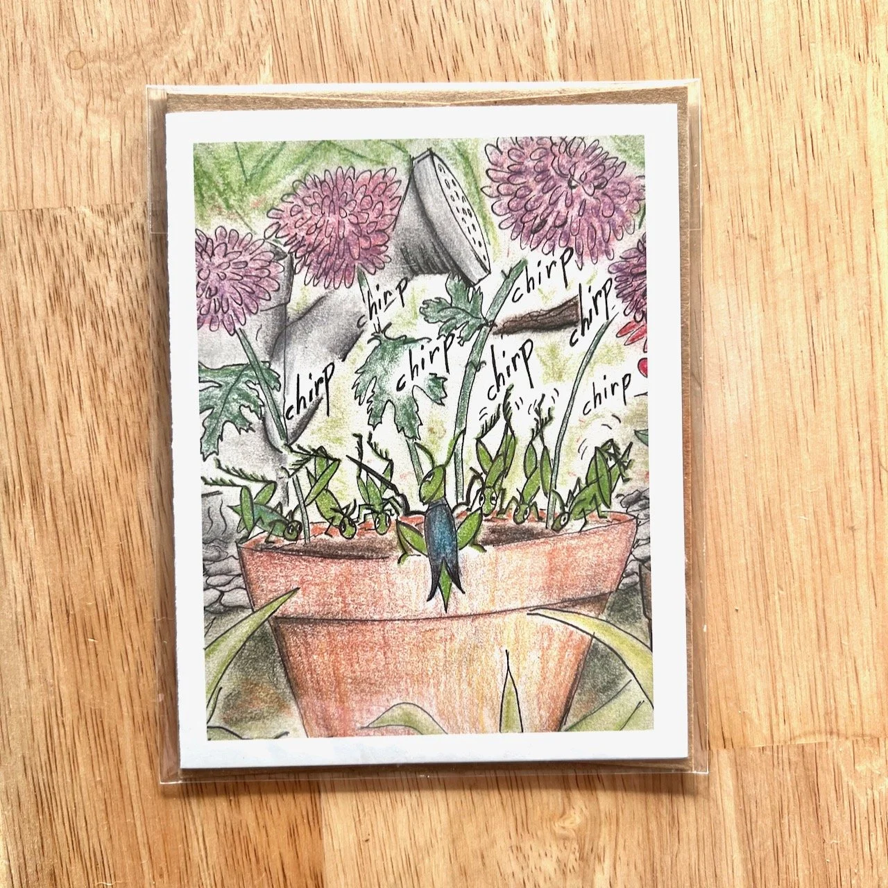 Blank notecard: Cricket Concert