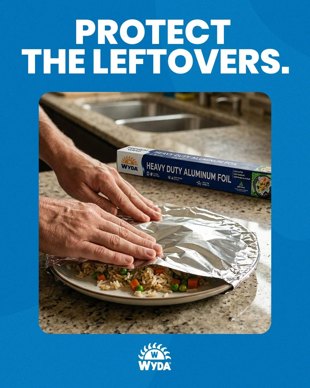 A great meal deserves a second act. 

But only if it retains its original moisture and flavor. A tight seal with heavy-duty foil blocks out air and preserves texture. Simple storage that respects the food.
 
#WYDA #FoodStorage #LeftoversDoneRight #Al