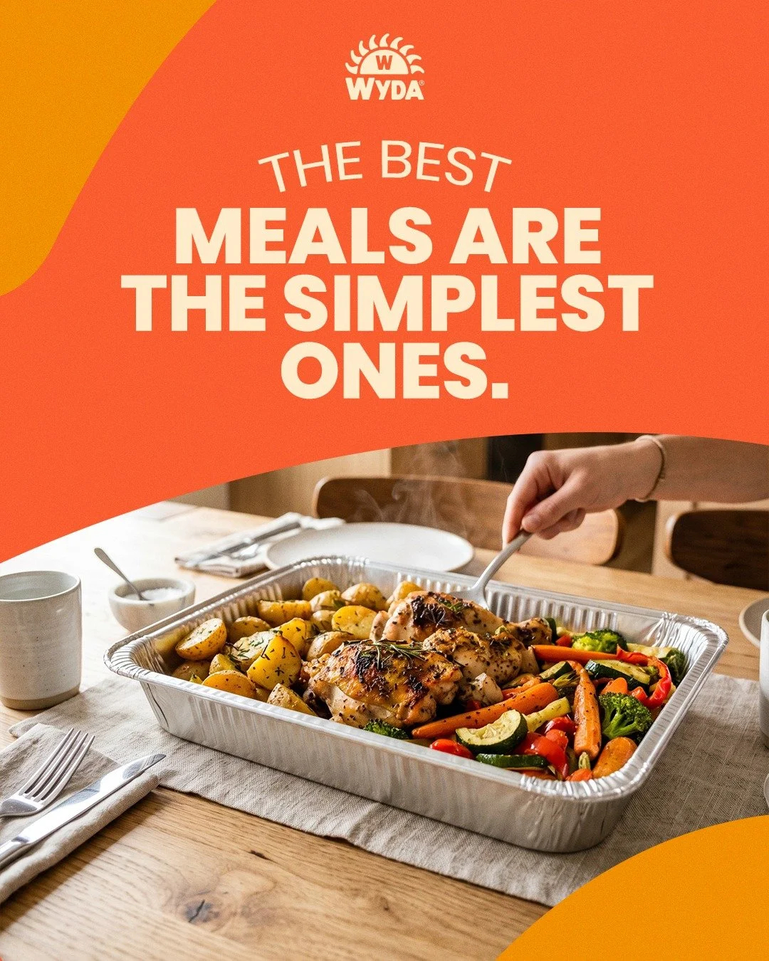Not every great meal needs complexity. Sometimes it&rsquo;s about ease, comfort, and being present, without worrying about dishes piling up after. Less friction. More moments.

#WYDA #SimpleLiving #HomeCooking #KitchenLife