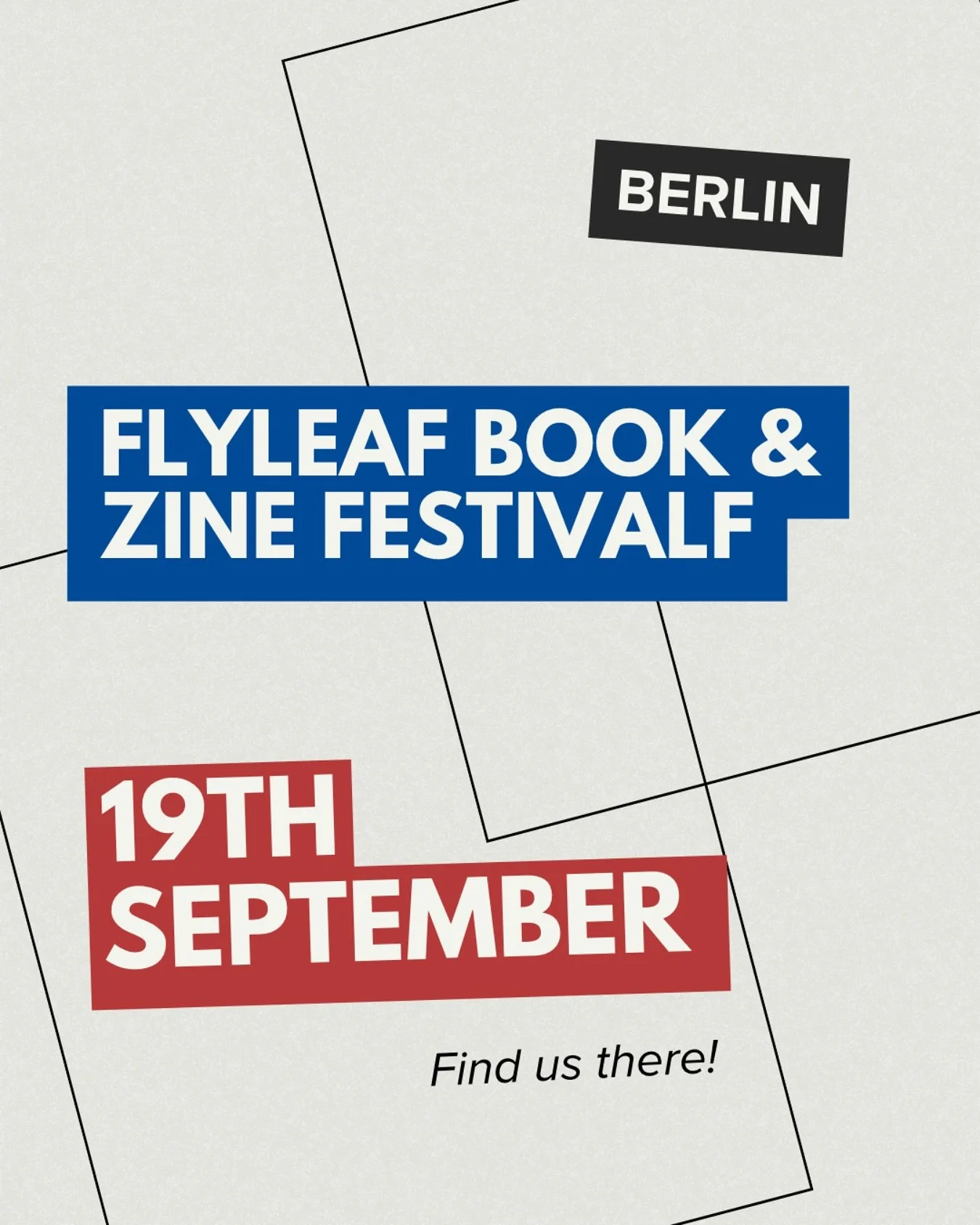 We&rsquo;re once again joining the community and market of independent publishers!
On September 19 you can find us at the FLYLEAF Book &amp; Zine Festival.

We&rsquo;ve just received a fresh delivery of the second print run of our first issue &mdash;