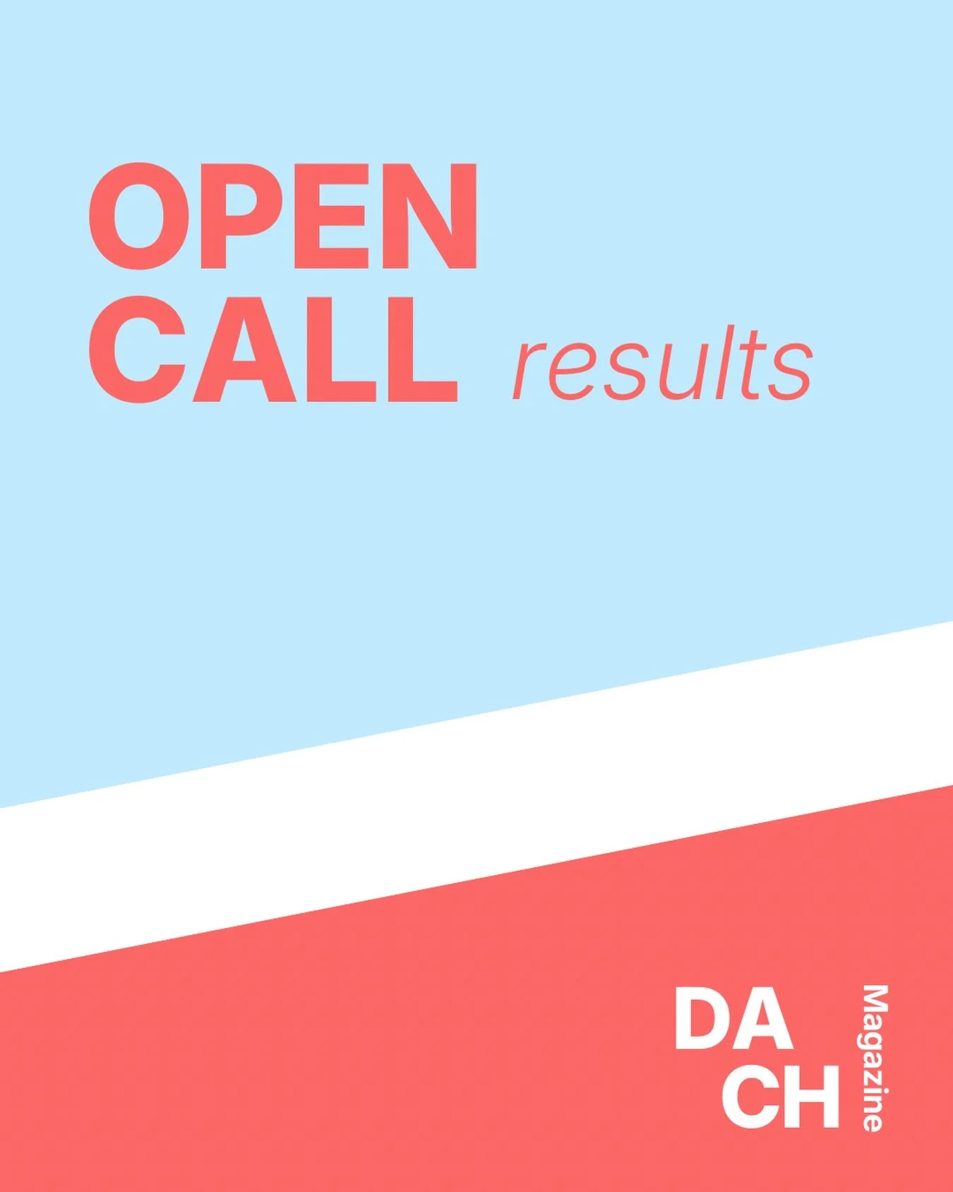 It wasn&rsquo;t easy &mdash; but we have officially completed the selection of participants for the second issue of the magazine !

We received almost 330 submissions, which is incredible. Thank you to everyone who shared their work with us 🤍

Over 