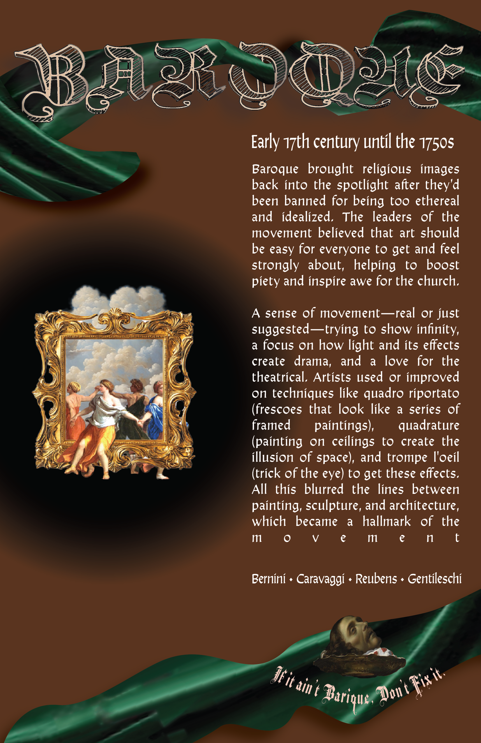 Baroque Art Poster