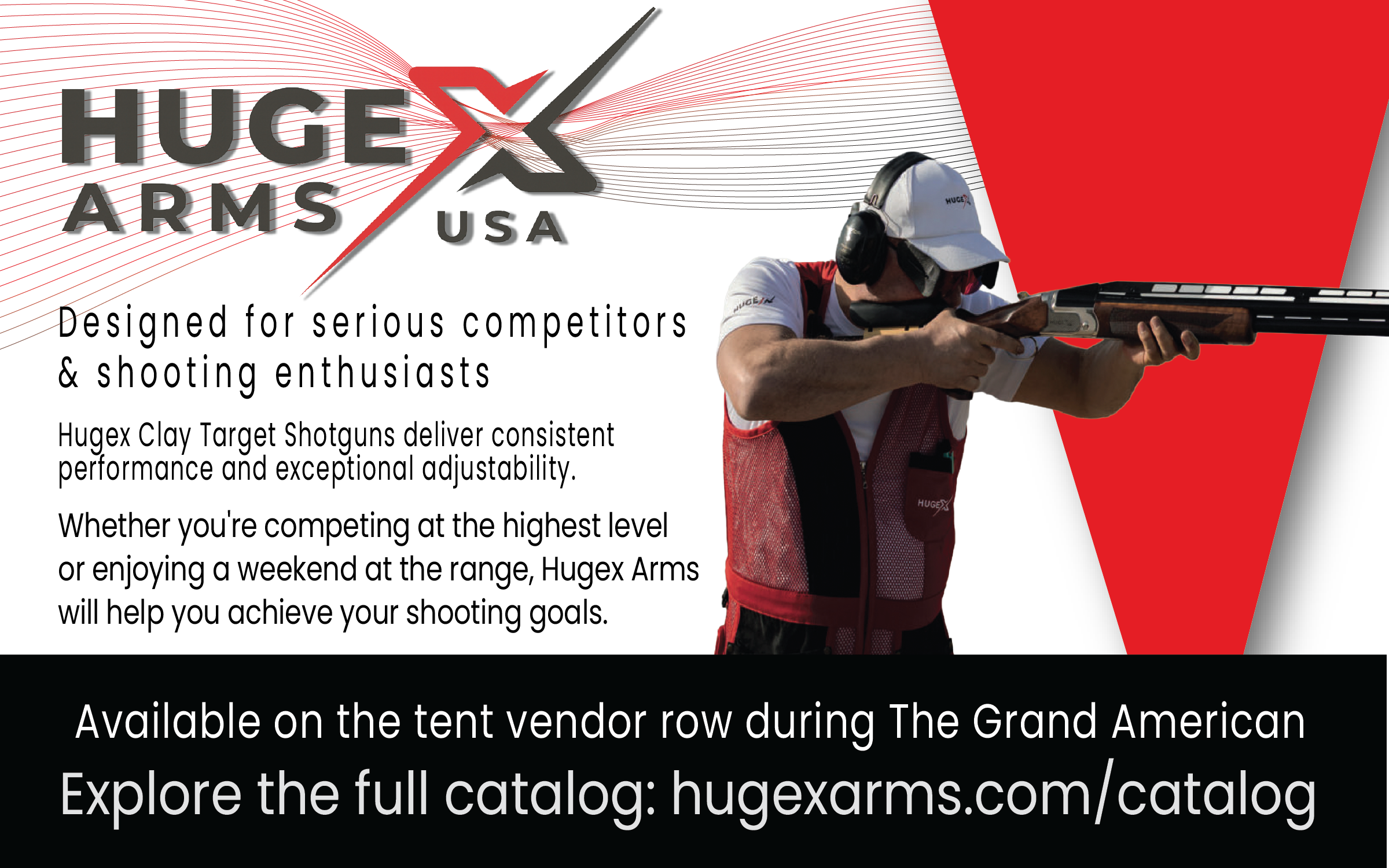 HugeX Arms program ad