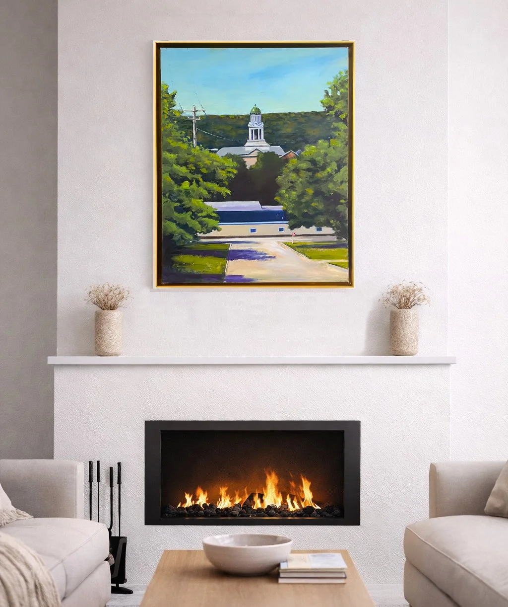 County Courthouse 20"X16" Oil on Canvas