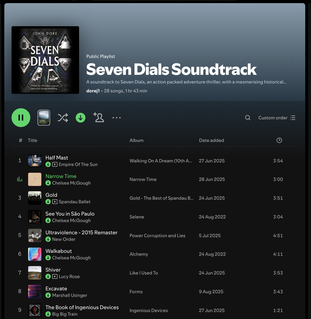 SOUNDTRACK RELEASED