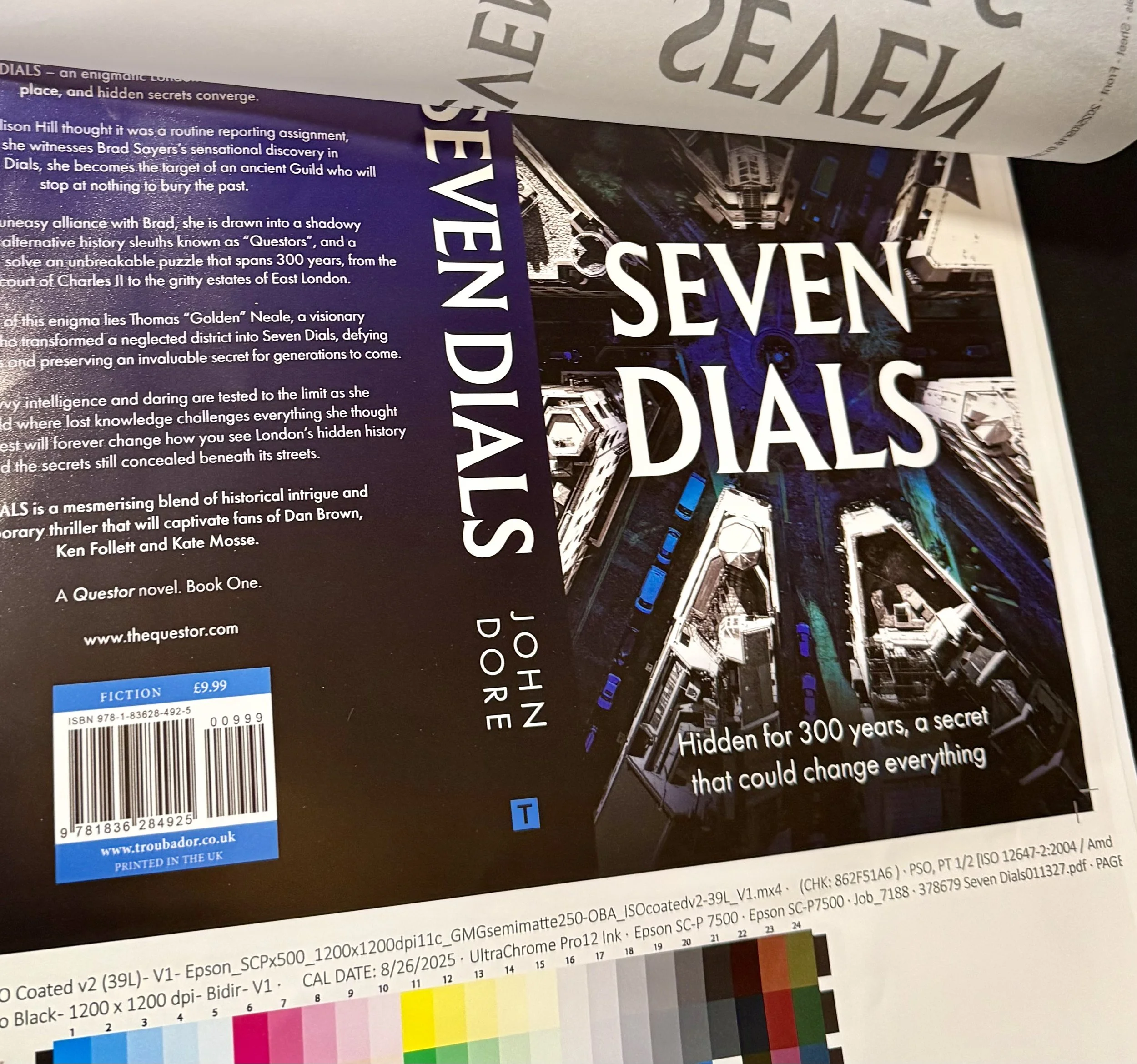 Seven DIALS - PROOFS HAVE LANDED