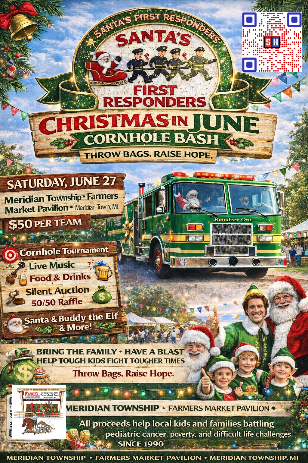 Santa's First Responders Charity Cornhole Tournament 