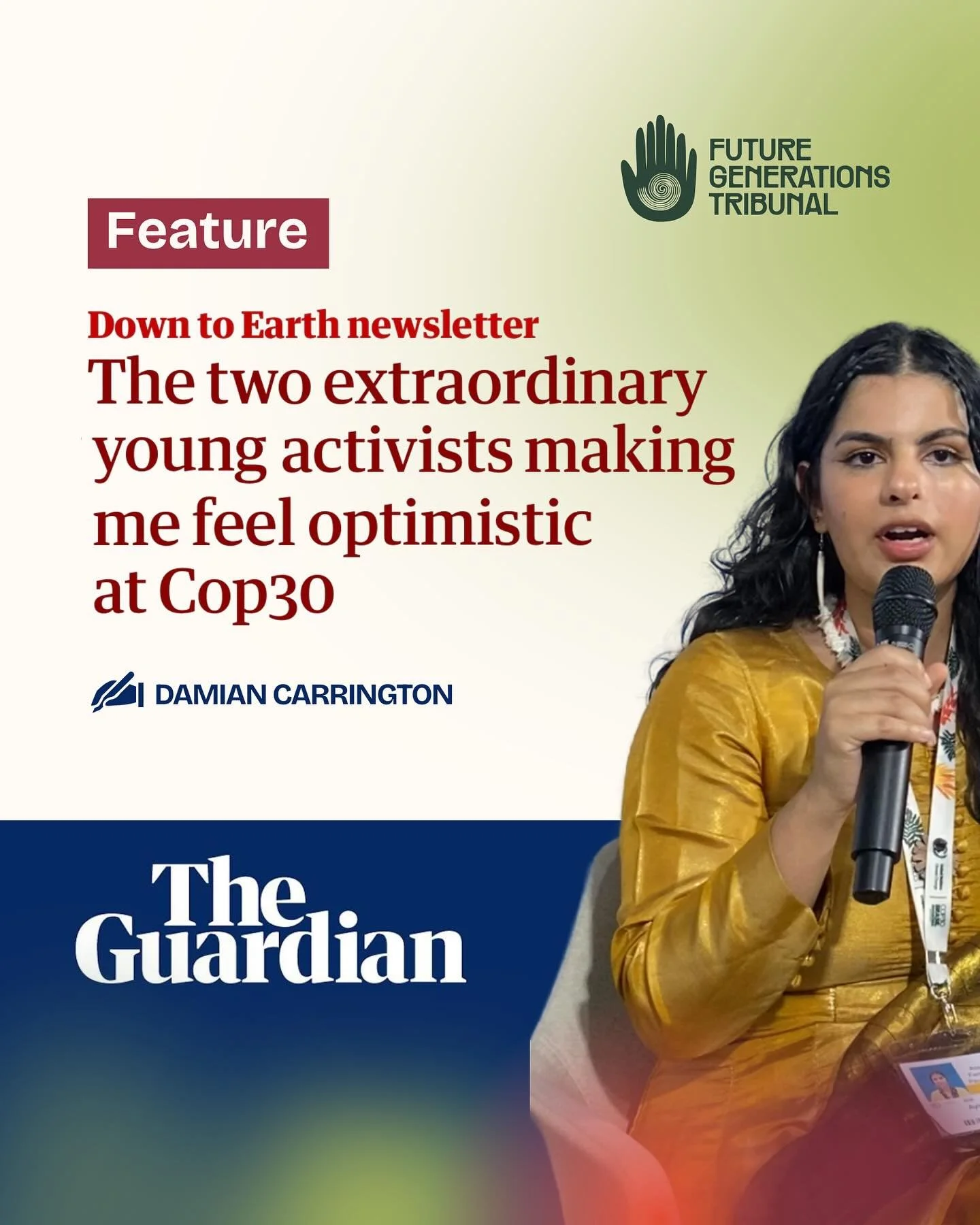 "Ayisha Siddiqa's new project may just change the world." 

In a feature for @guardian's Down to Earth newsletter, environmental editor Damian Carrington interviews our Founder and Executive Director @ayisha_sid, highlighting the sliver of 