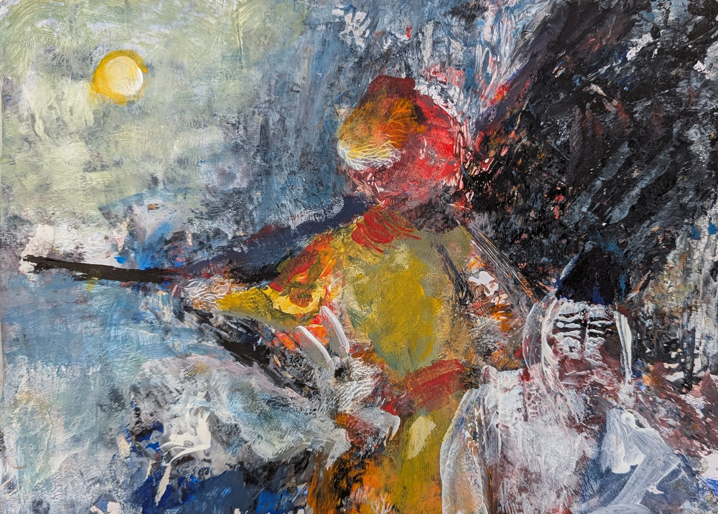 Norse shapeshifter 18 x 26 cm