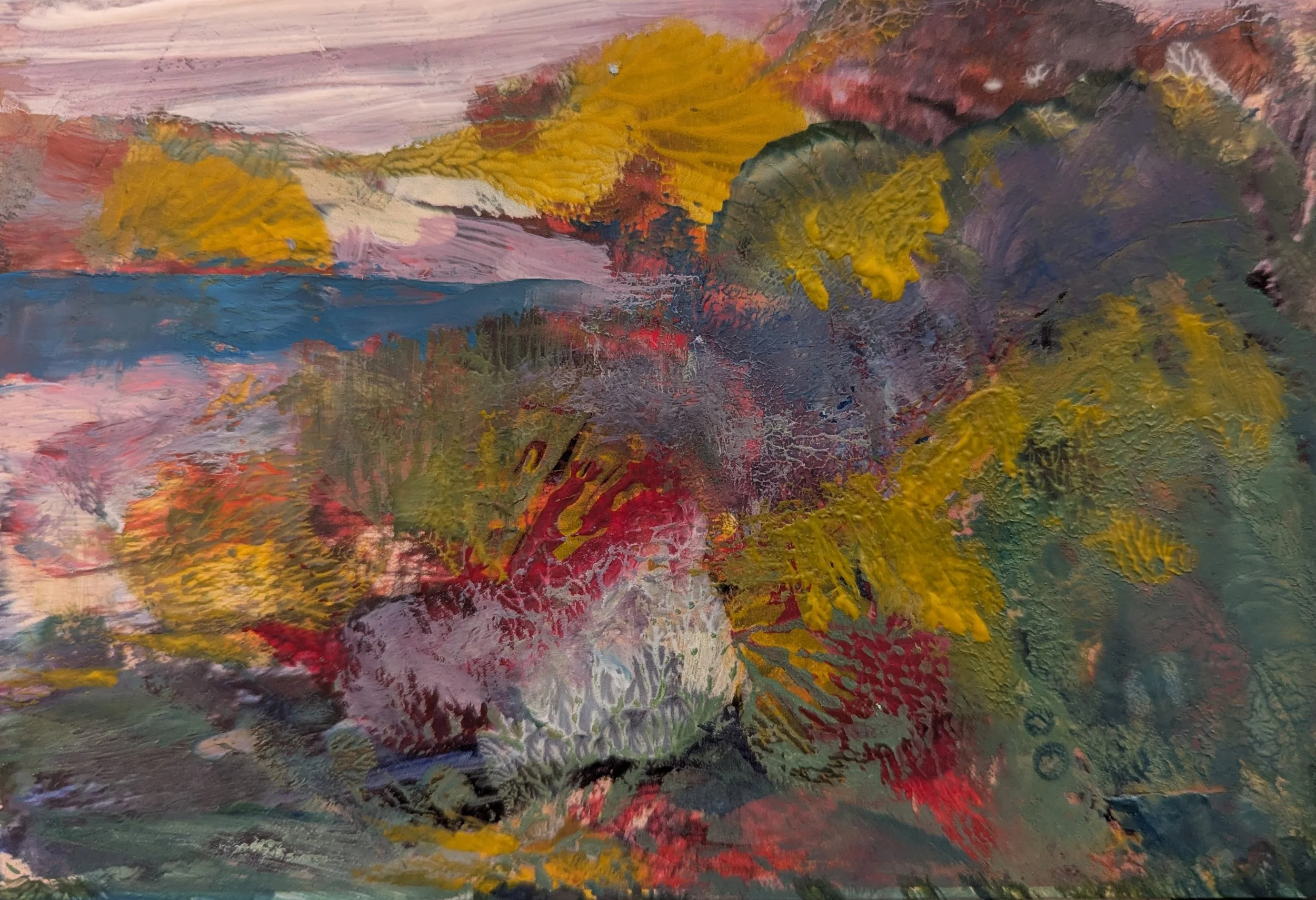 Flourishing by water 10 x 15cm