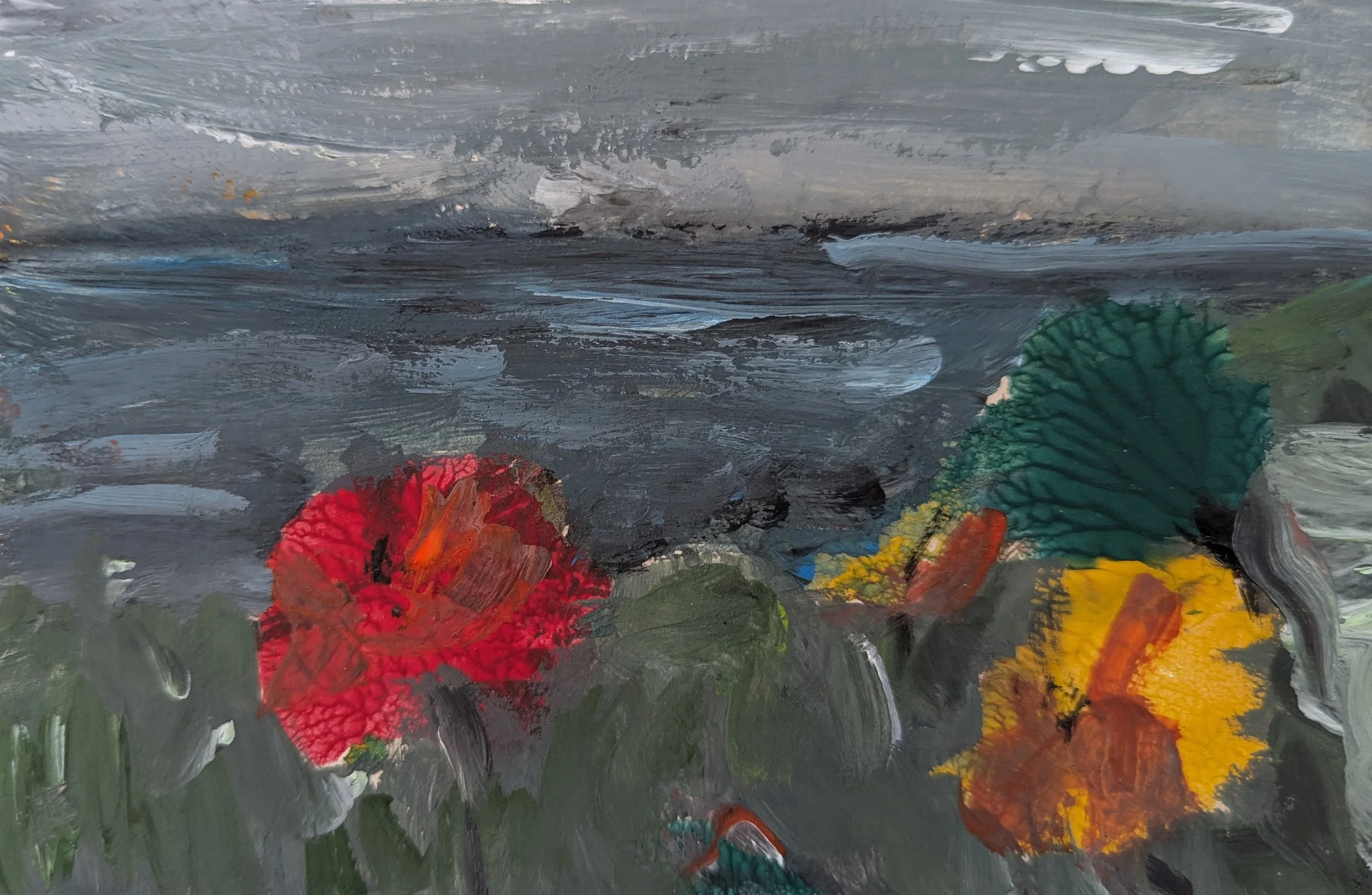 Sea flowers 10.5 x 14.8