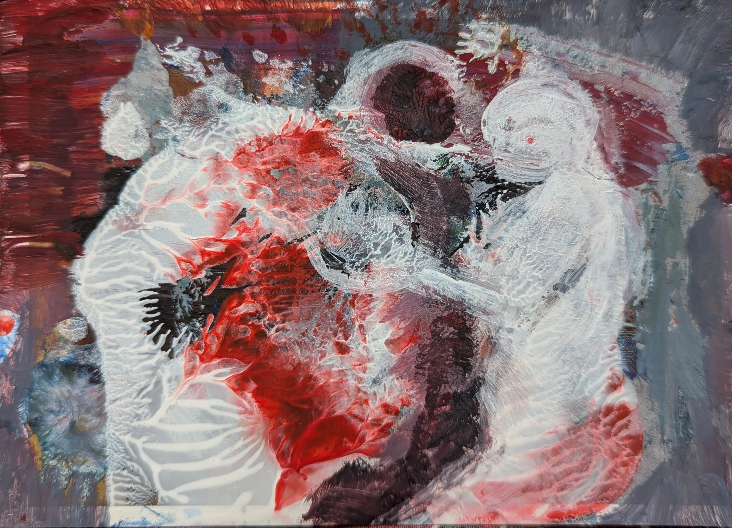 The monster was familiar 10.5 x 14..8 cm