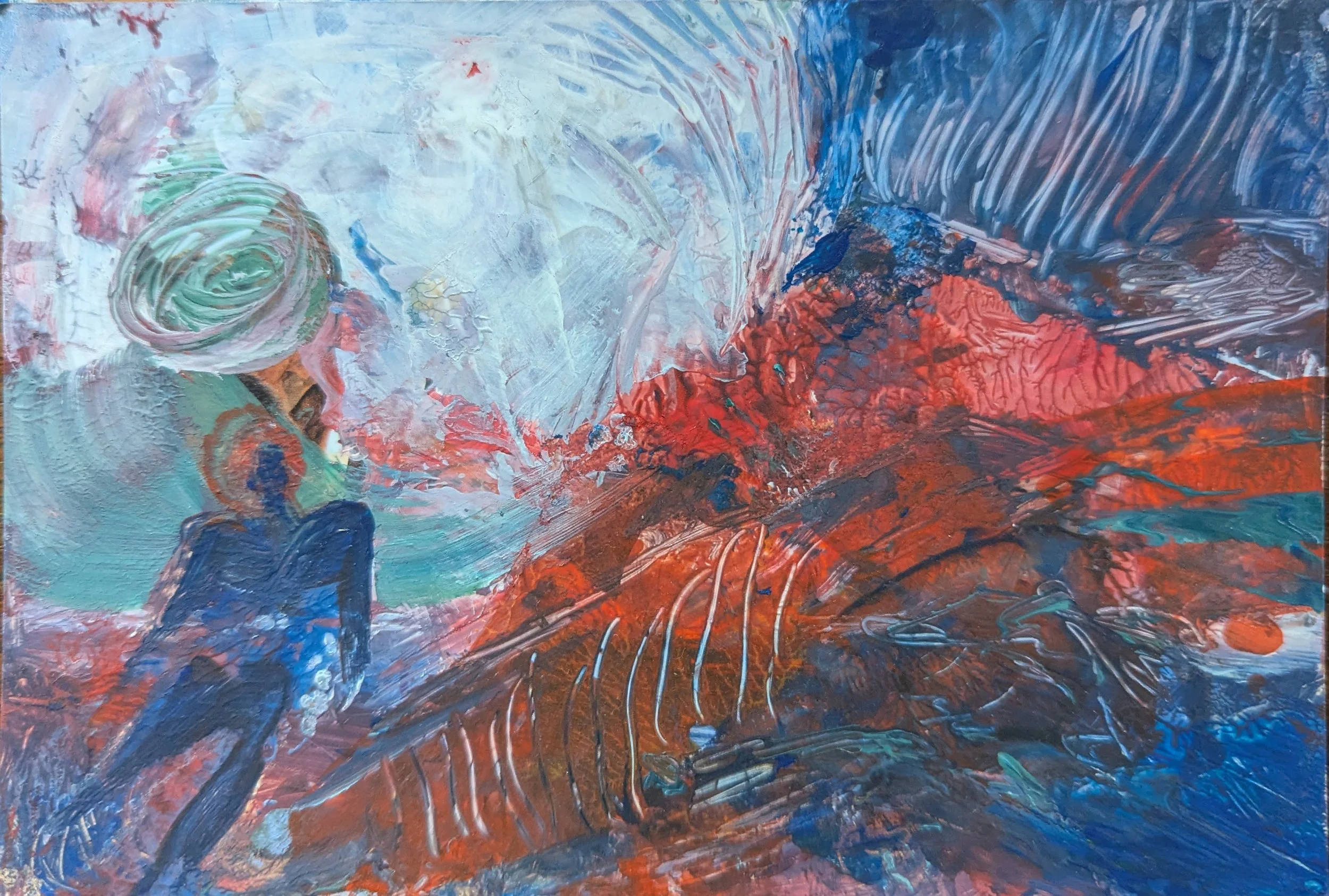 Miles from who I was 10.7 x 15.8 cm