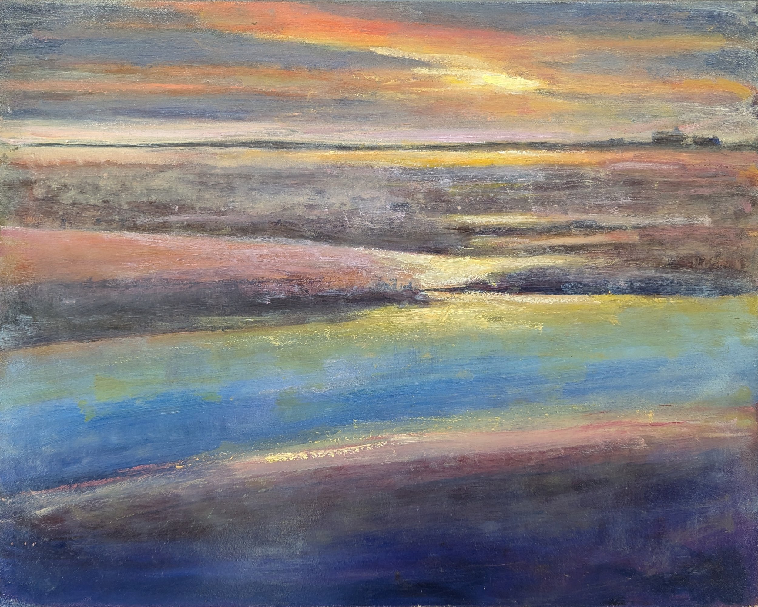 Causeway in evening light