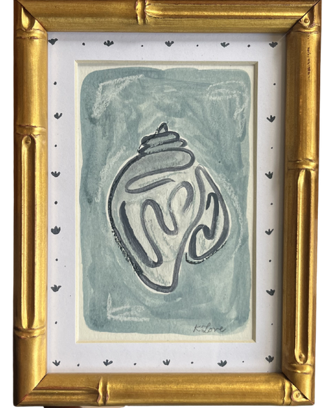Blue Shell Portrait