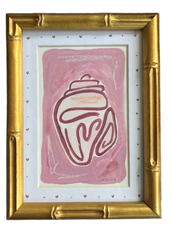 Pink Shell Portrait