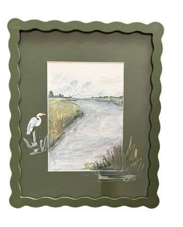 Egret Wading