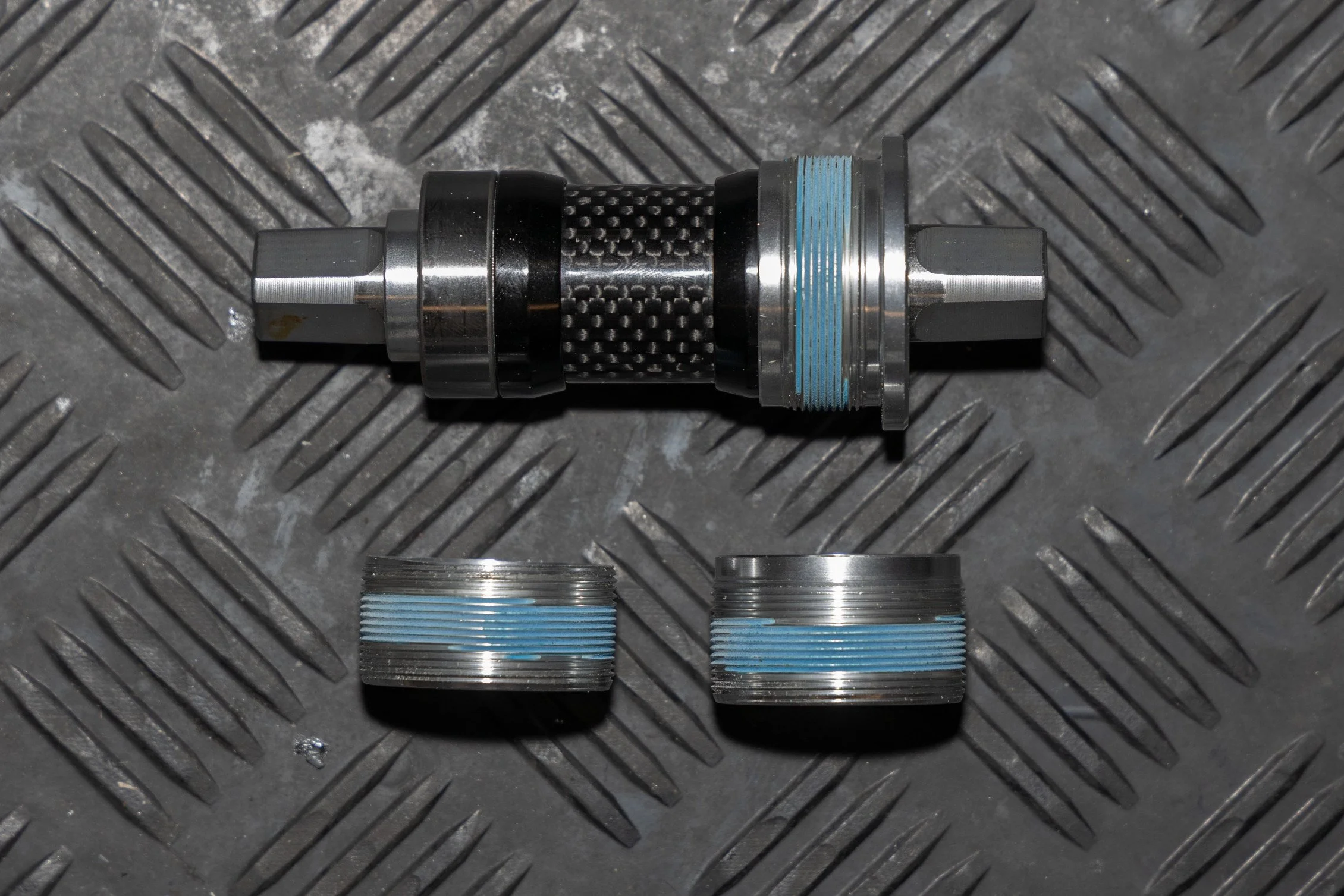 shortened modified bottom bracket cup dynamo routing