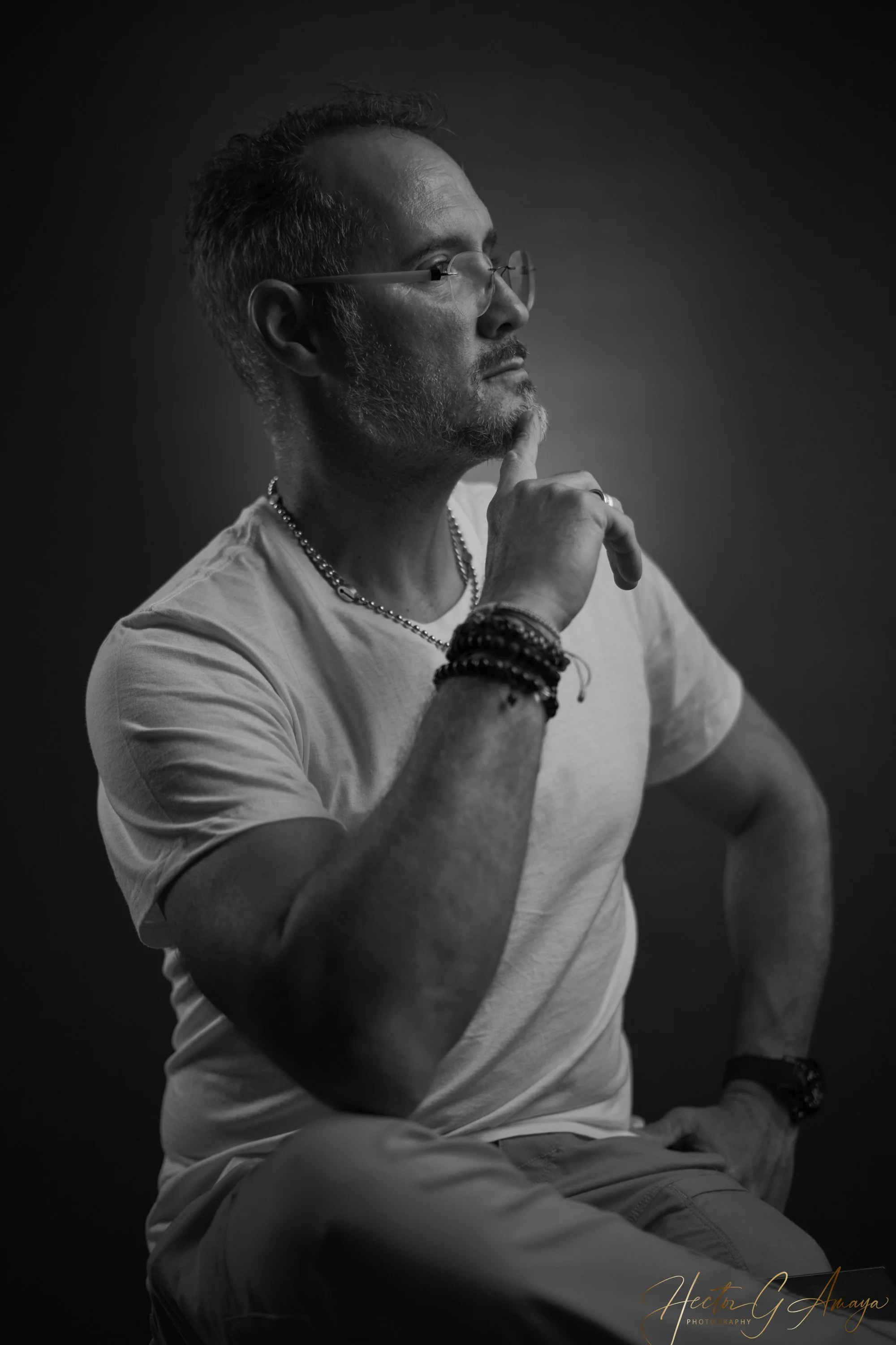 I want to take a portrait, who should I ask to take it?