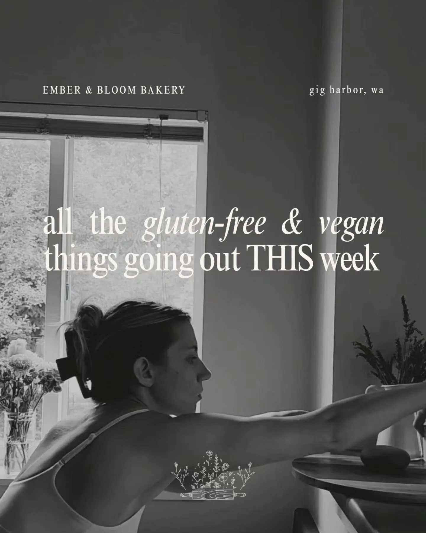 The Ember &amp; Bloom kitchen is restocked with bags full of fresh ingredients for all your Easter orders! 🌼🐇 

Swipe through to see the gluten-free and vegan breads, cookies and more - heading out my door for Gig Harbor farms this week, including 