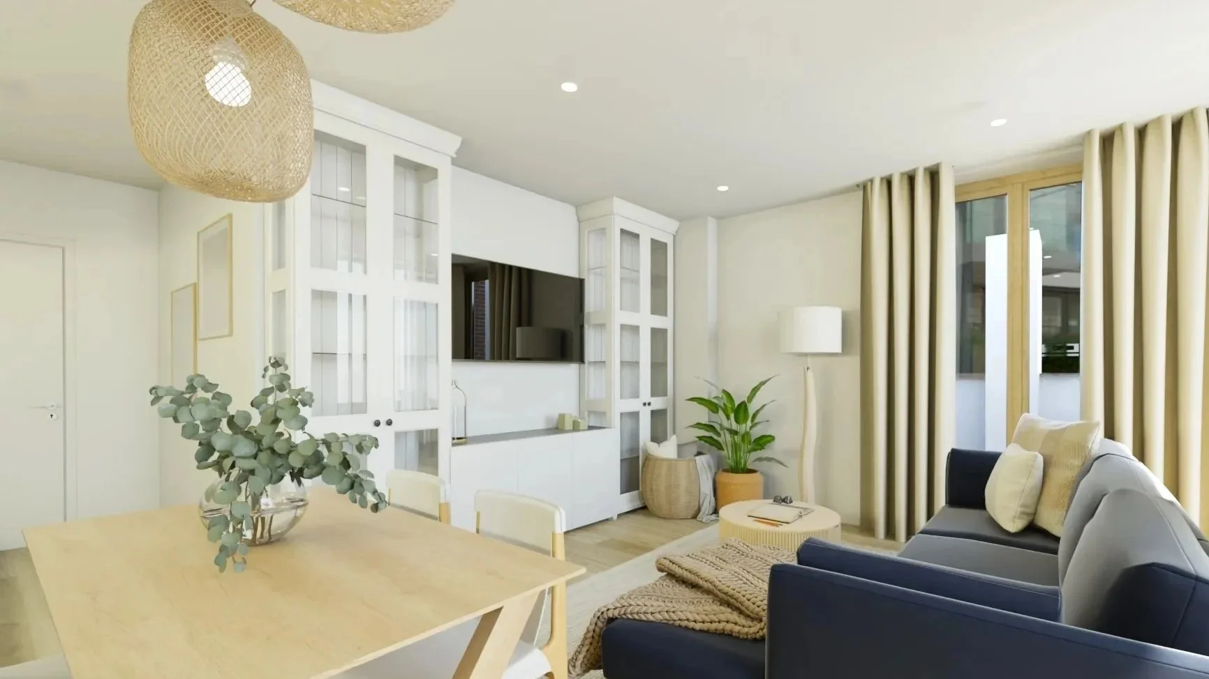 MODERN COASTAL · Concept Study - Living