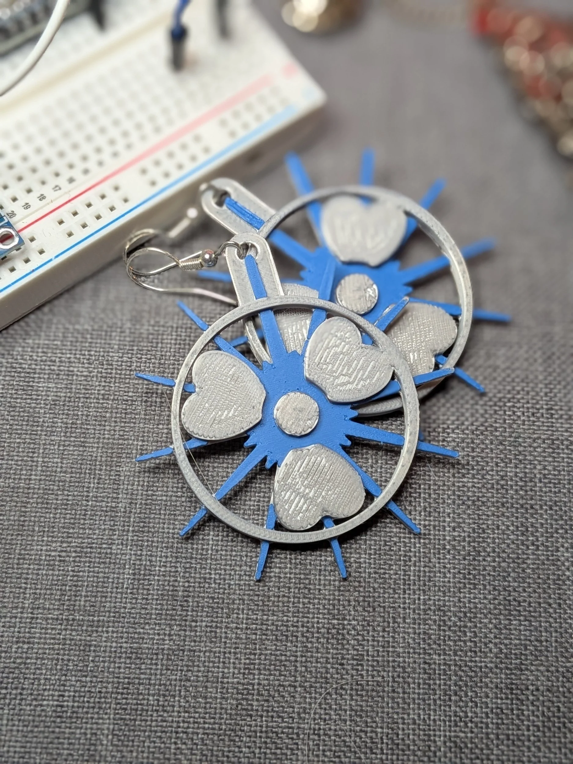 Radioactive Love earrings