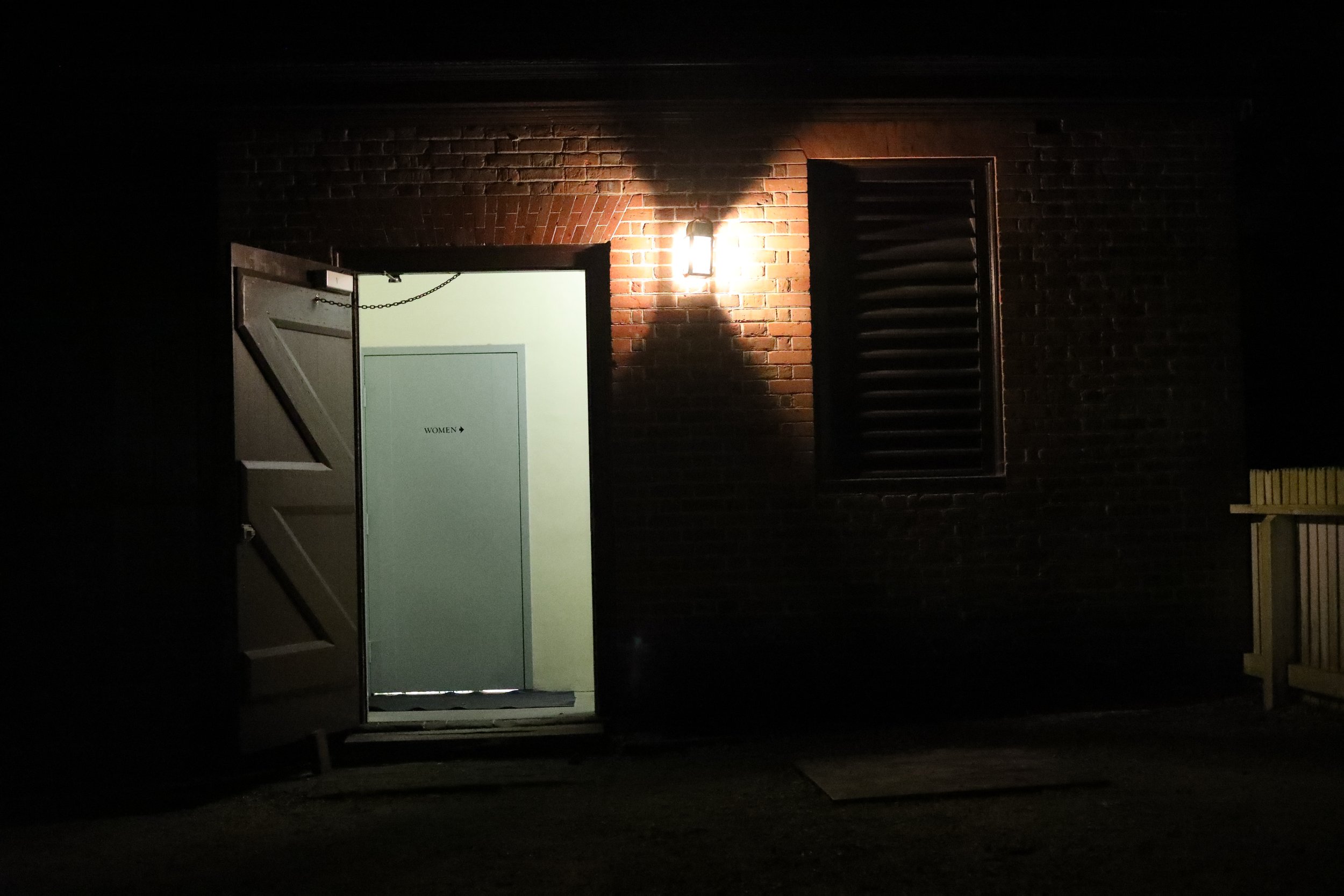 Restroom exterior, Williamsburg, VA