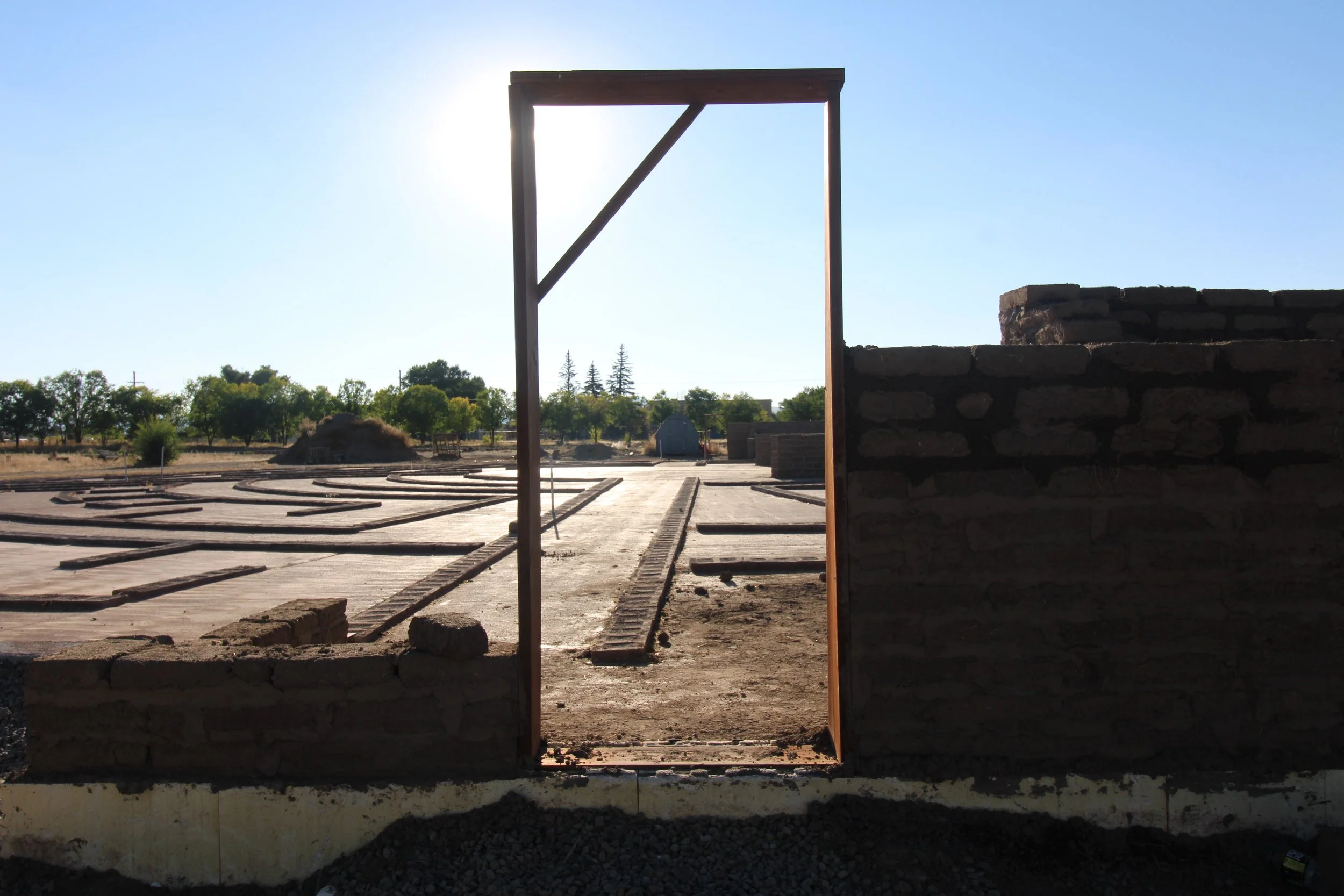 Door frame El Santuario de los Pobladores, Antonito, CO