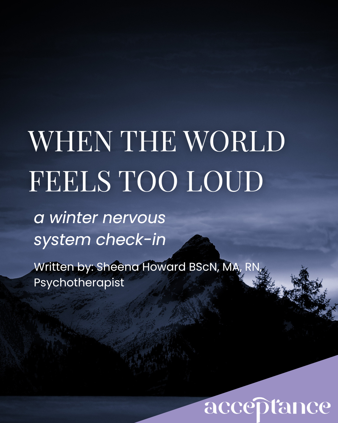 Winter brain, politics, and ICE clips