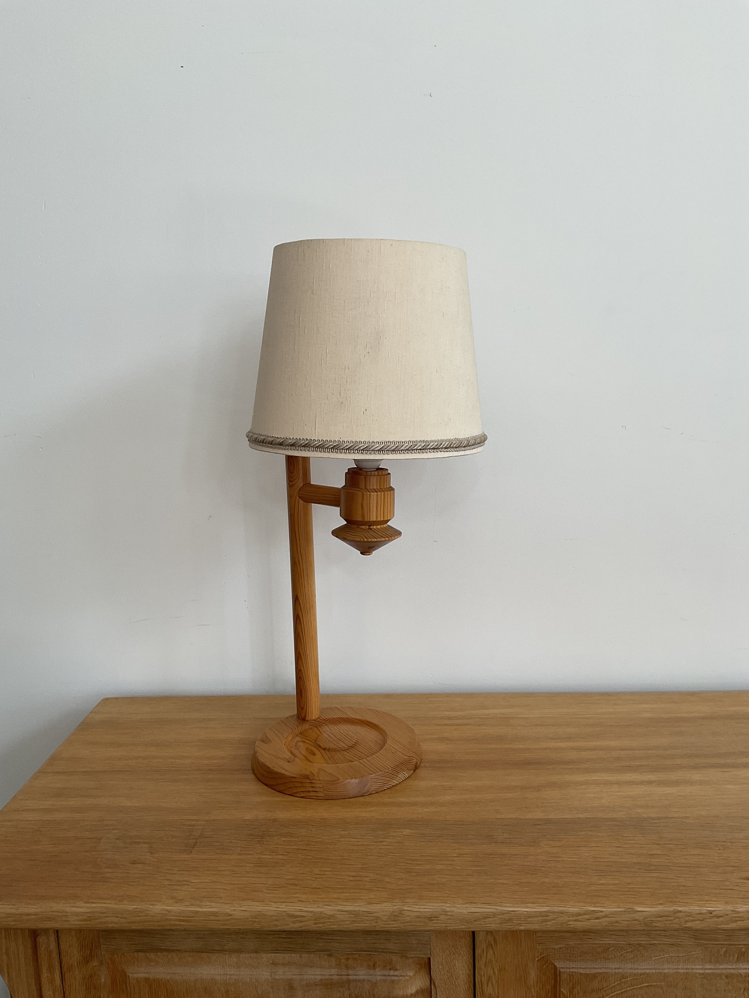 Swedish Pine Table Lamp
