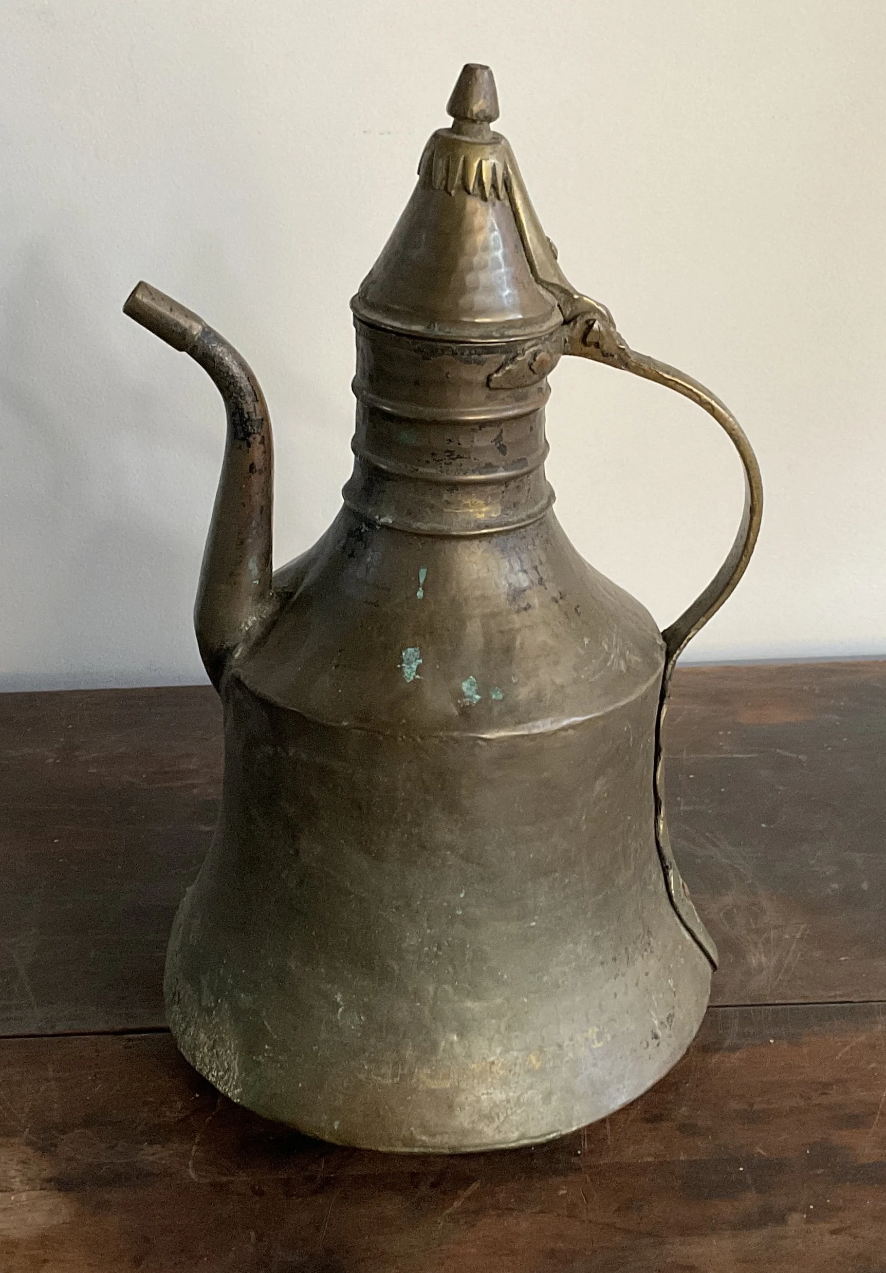 19th Century Islamic Hand-Hammered Copper Pitcher