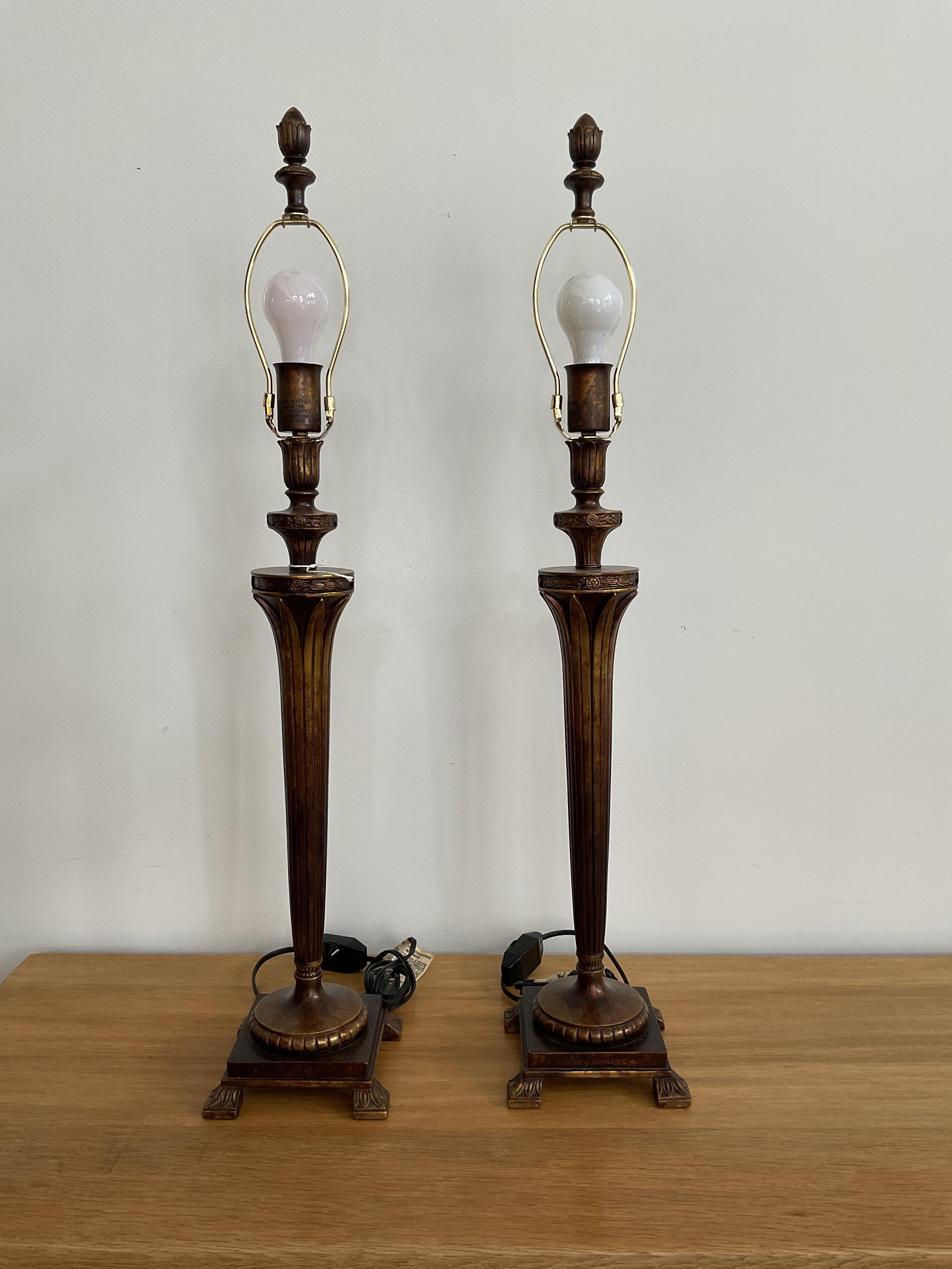 Pair of Console Table Lamps