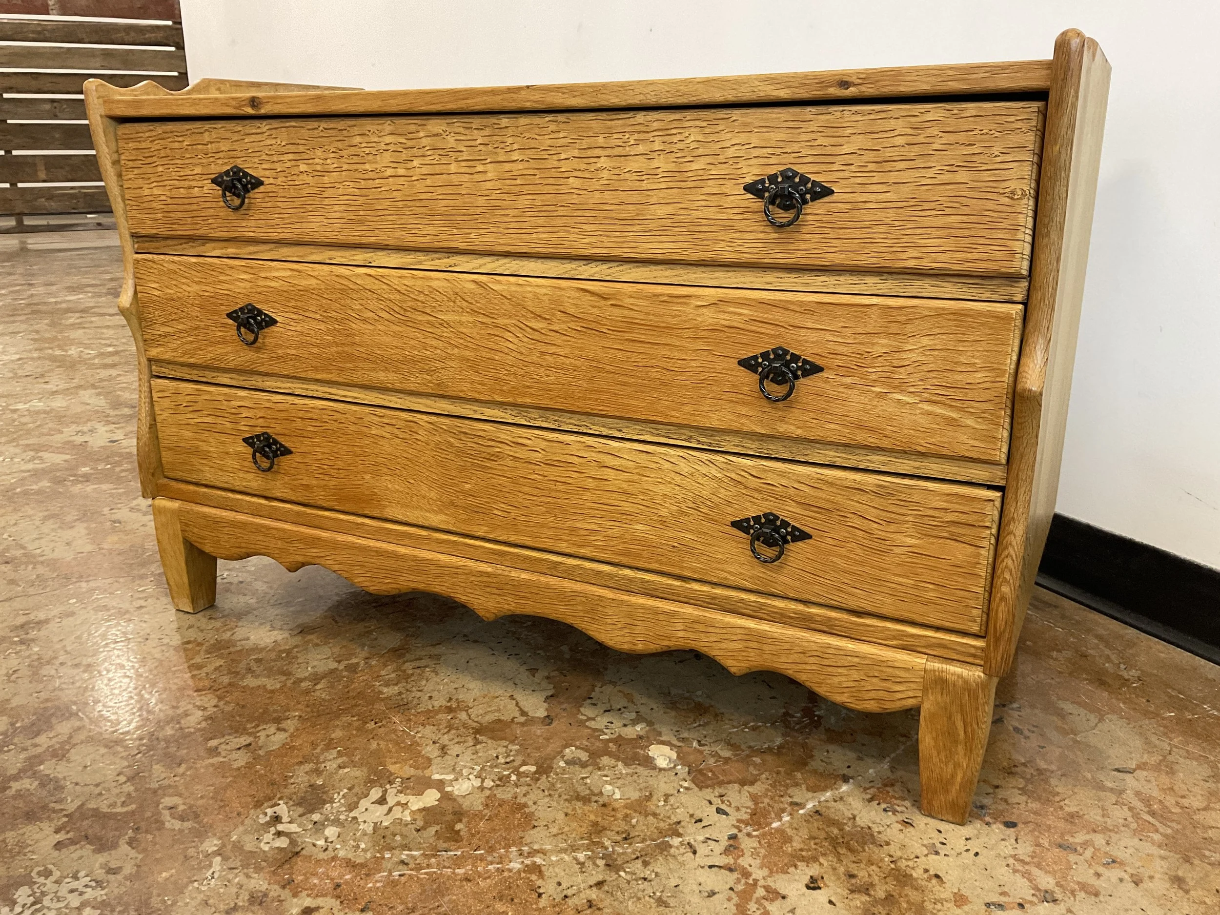 Kjærnulf Style 1970's Oak Chest of Drawers