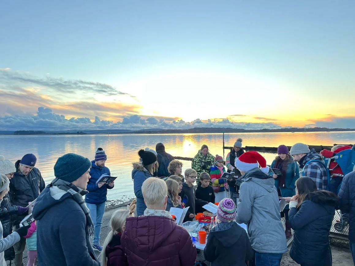 Carols at the beach hut
