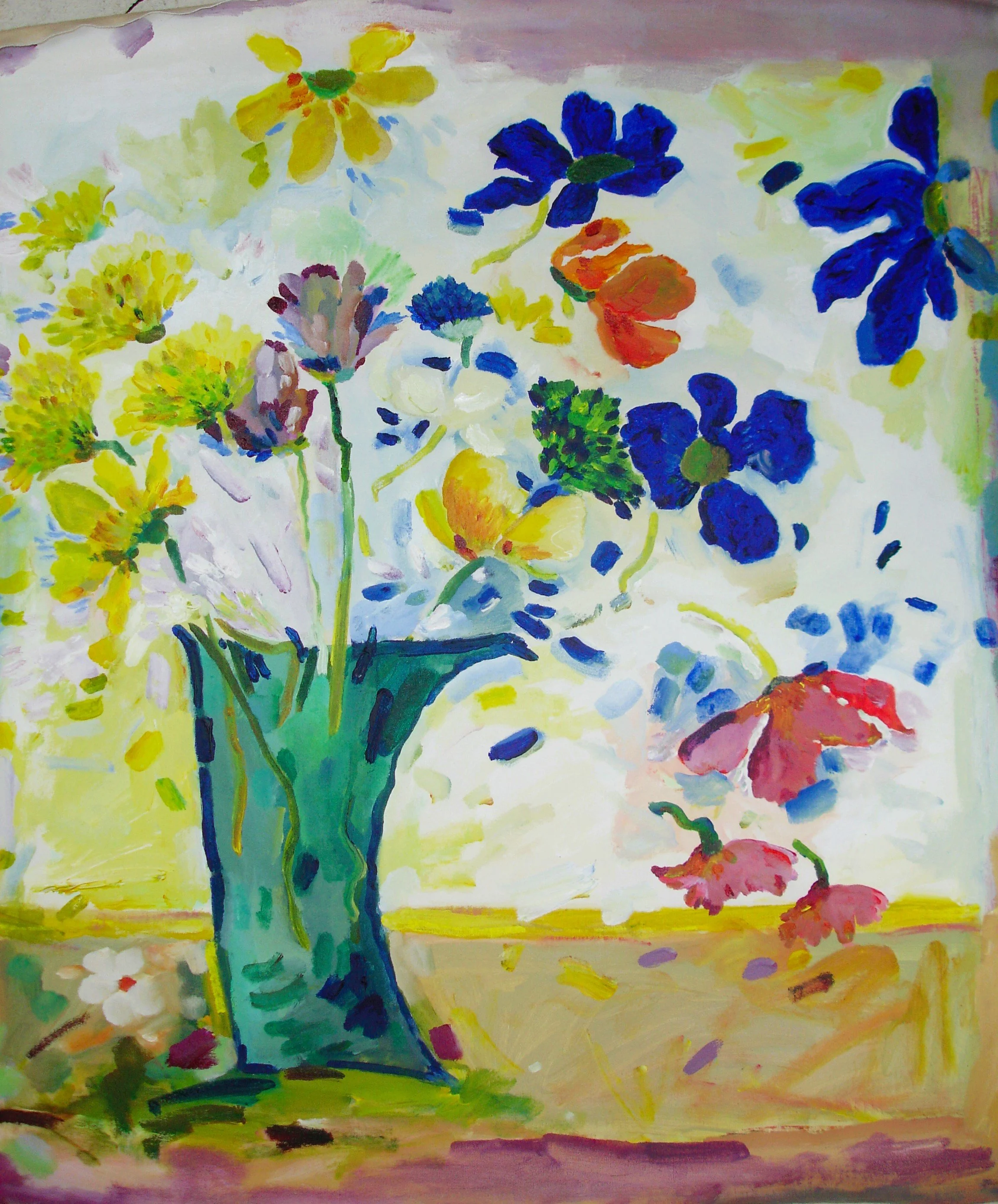 dancing summer 36"x24", acrylic on canvas
