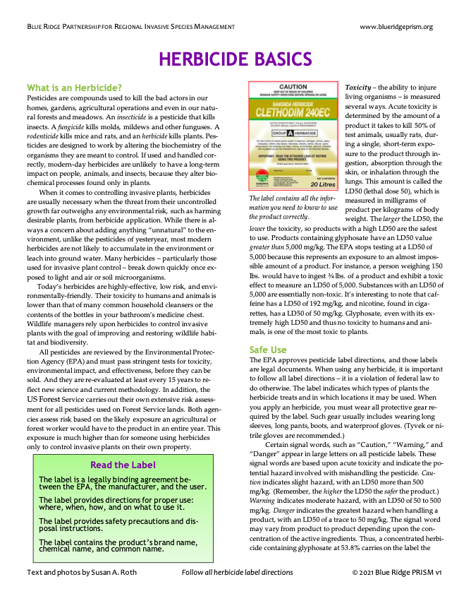 Control Methods — Blue Ridge PRISM