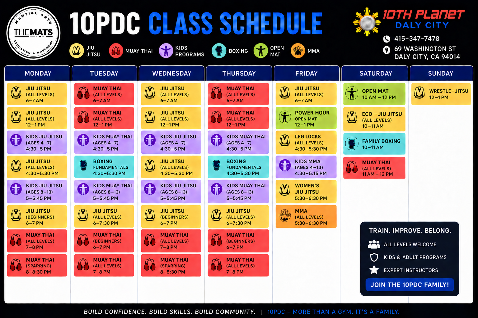 10th Planet Daly City photo (Gym's own website)
