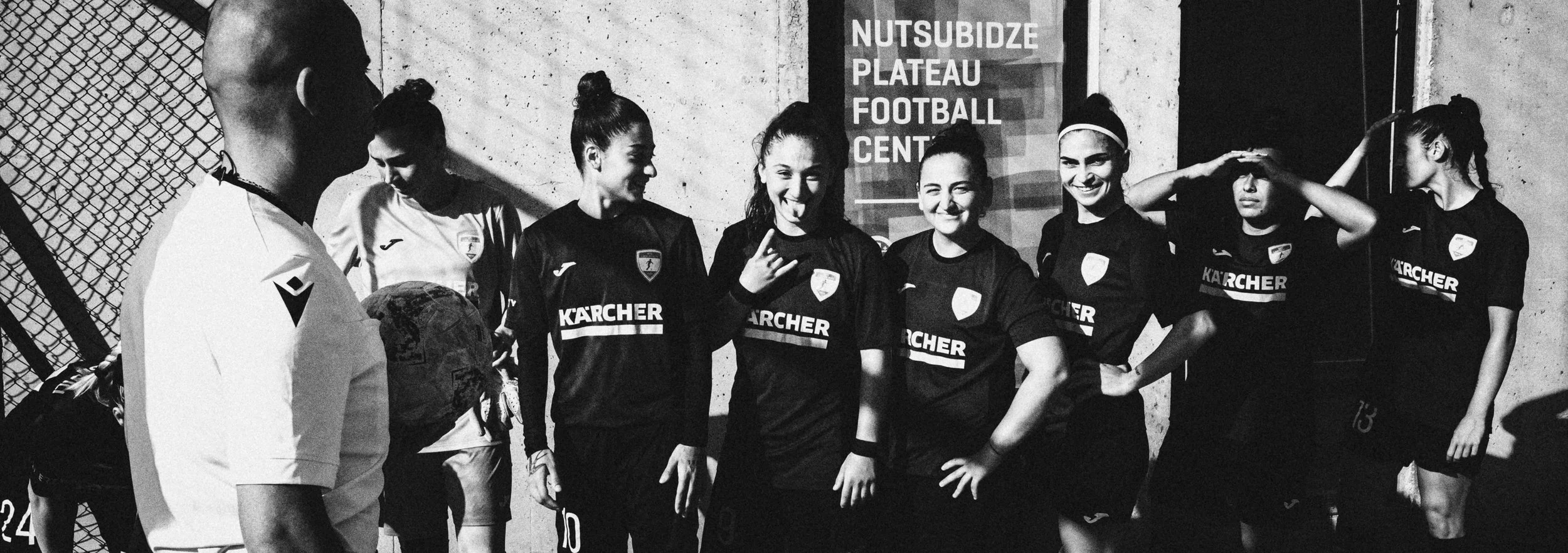 WFC Lanchkhuti, the reigning champions visiting the Nutsibidze Plateau, April 2025. They don't yet fully realise they aren't the biggest club in the country anymore.