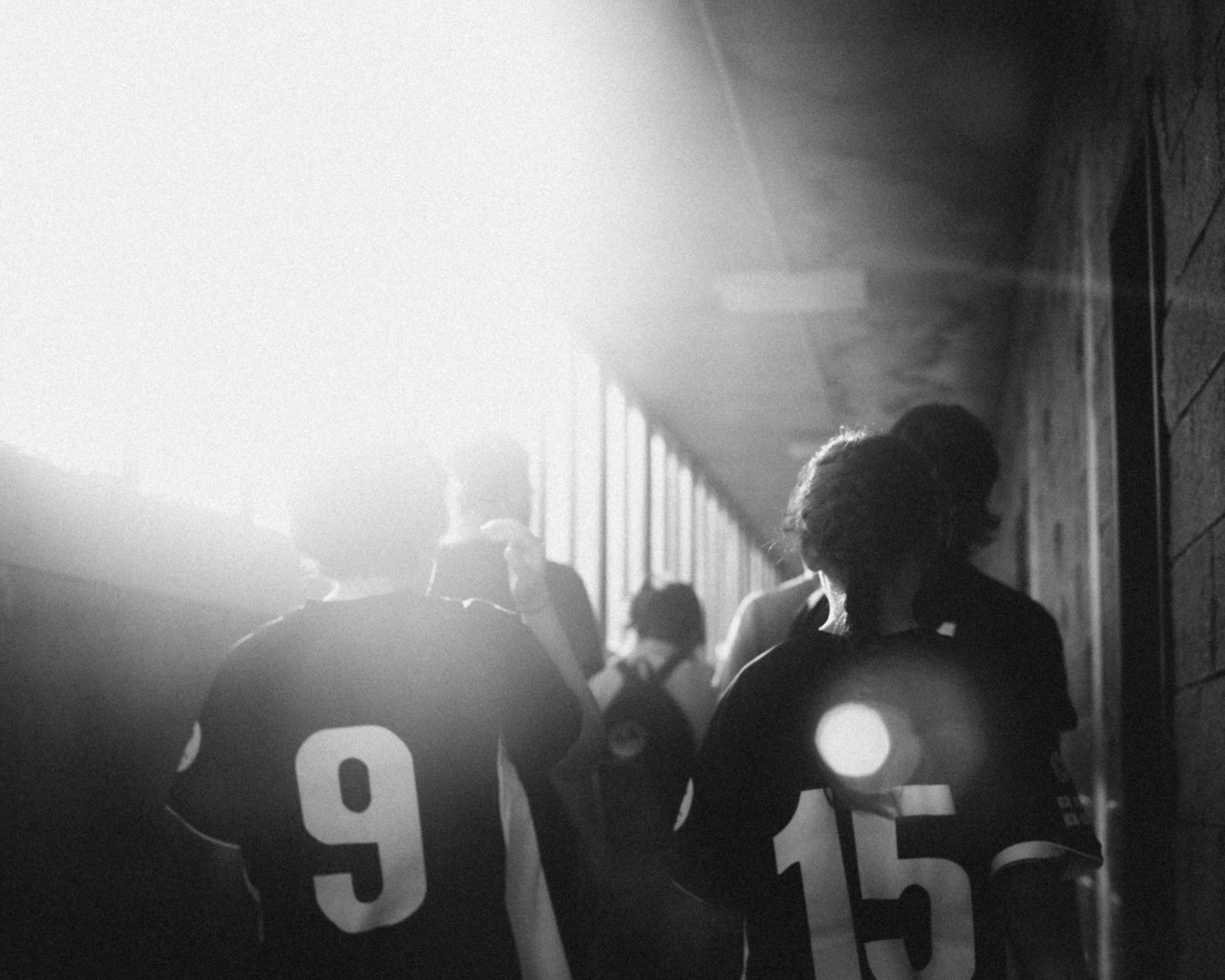 Defeated Norchi Dinamo players heading towards their dressing room, Tbilisi, June 2023.