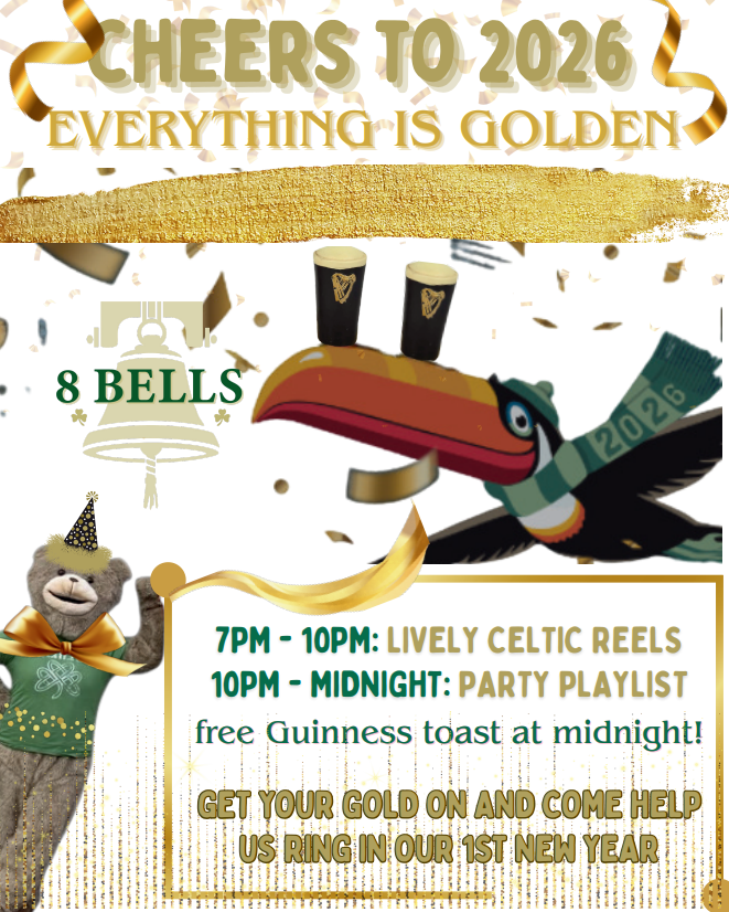 8 Bells Cheers to a Golden New Year