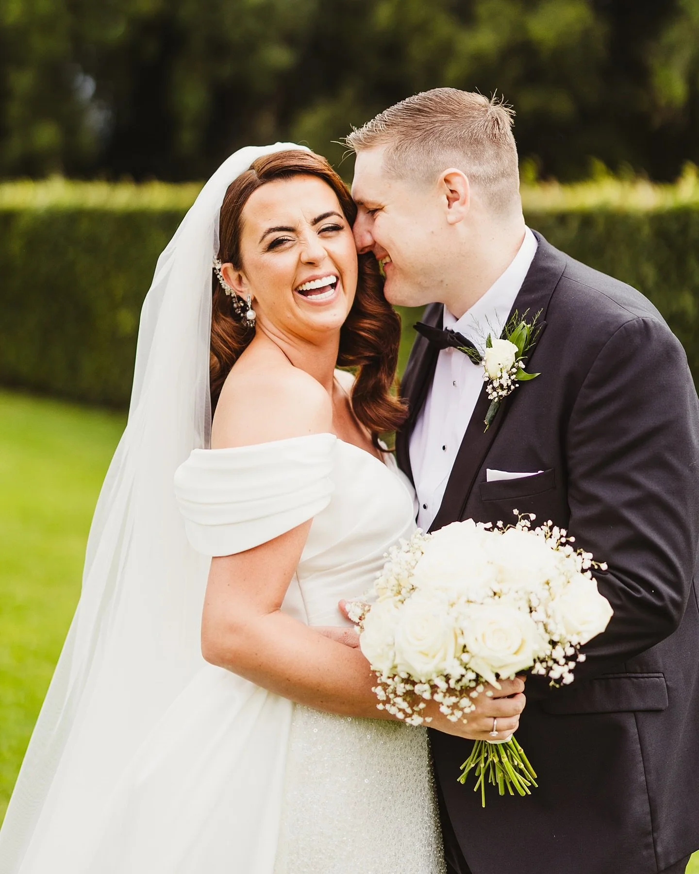 Some photos from Laura &amp; Ian&rsquo;s wedding at Castleknock Hotel.
The sun was shining and everyone was in party mode during the drinks reception.

@castleknockhotel 
@oreillylaura 
@ianmackenzie87 

Hair @_a___amythair_____ 
MUA @emmalauramakeup