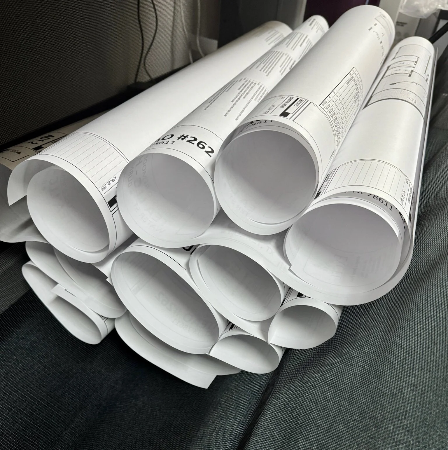 Professional blueprint printing in Houston, TX by Memorial Postal Center for contractors, architects, engineers, and construction projects.