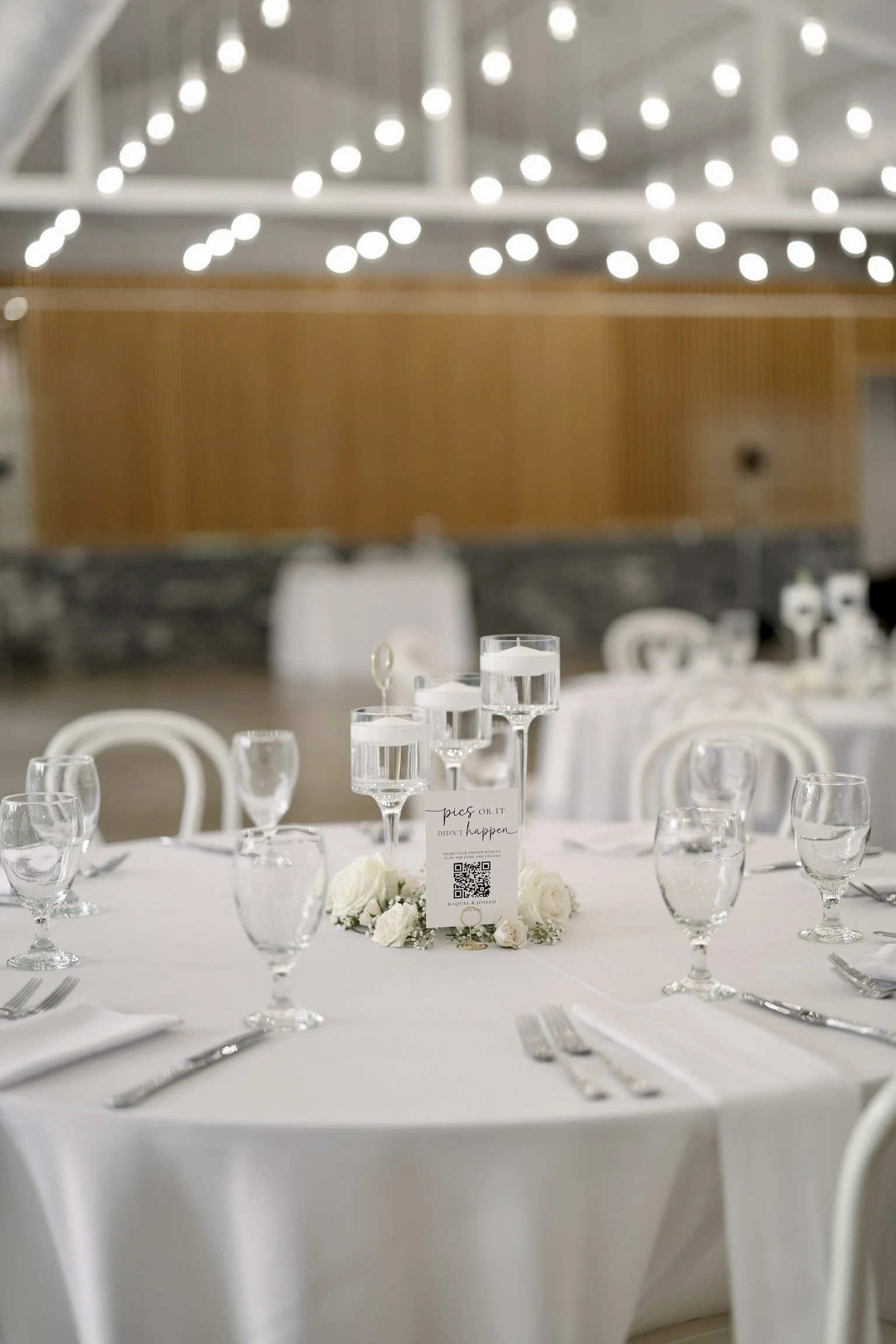 Custom wedding reception stationery and printed table cards in Houston by Memorial Postal Center for personalized wedding décor and celebrations.