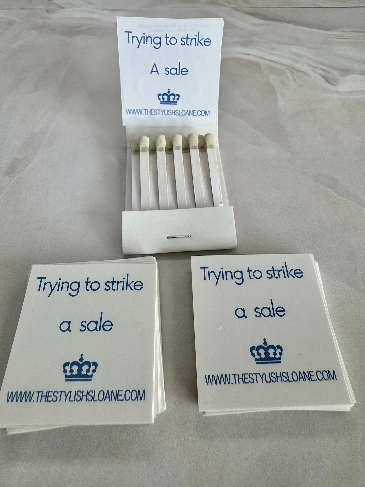 Custom promotional sticker printing in Houston by Memorial Postal Center for small businesses, marketing, and branded packaging.