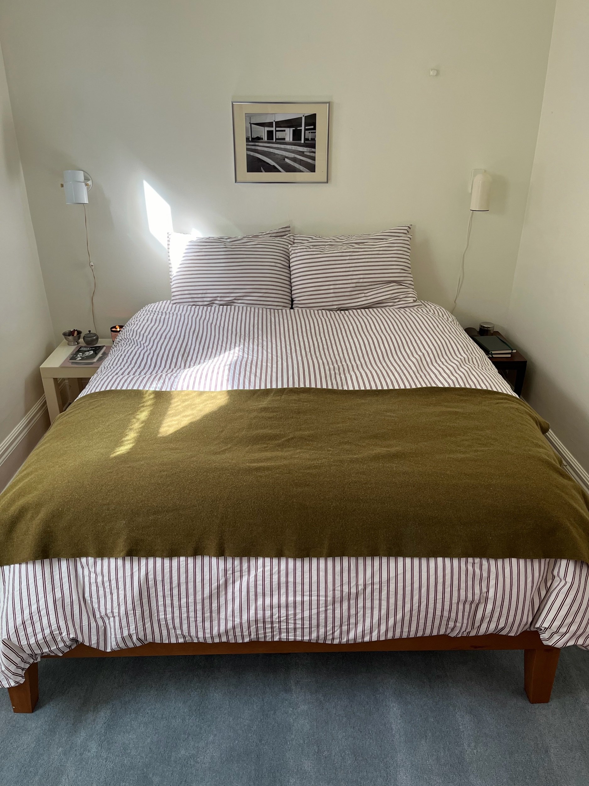 Large Green Wool Blanket