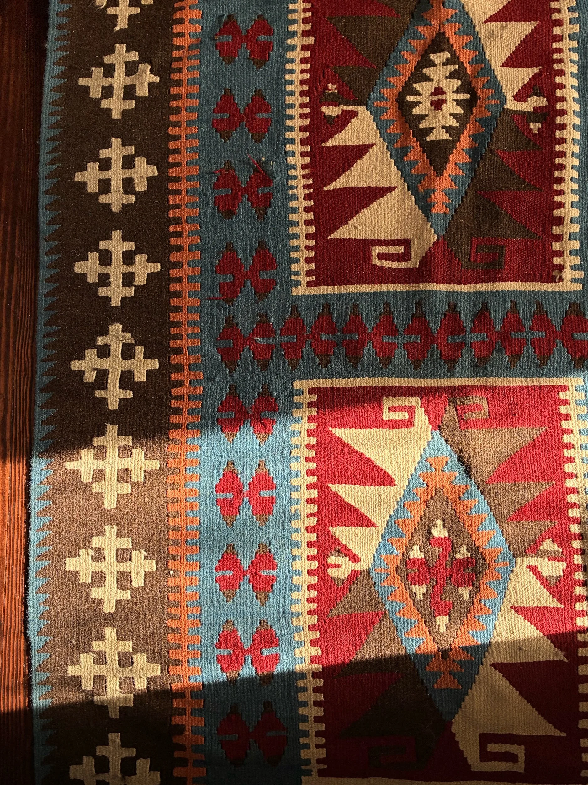 Turkish Kilim Handwoven Wool Rug