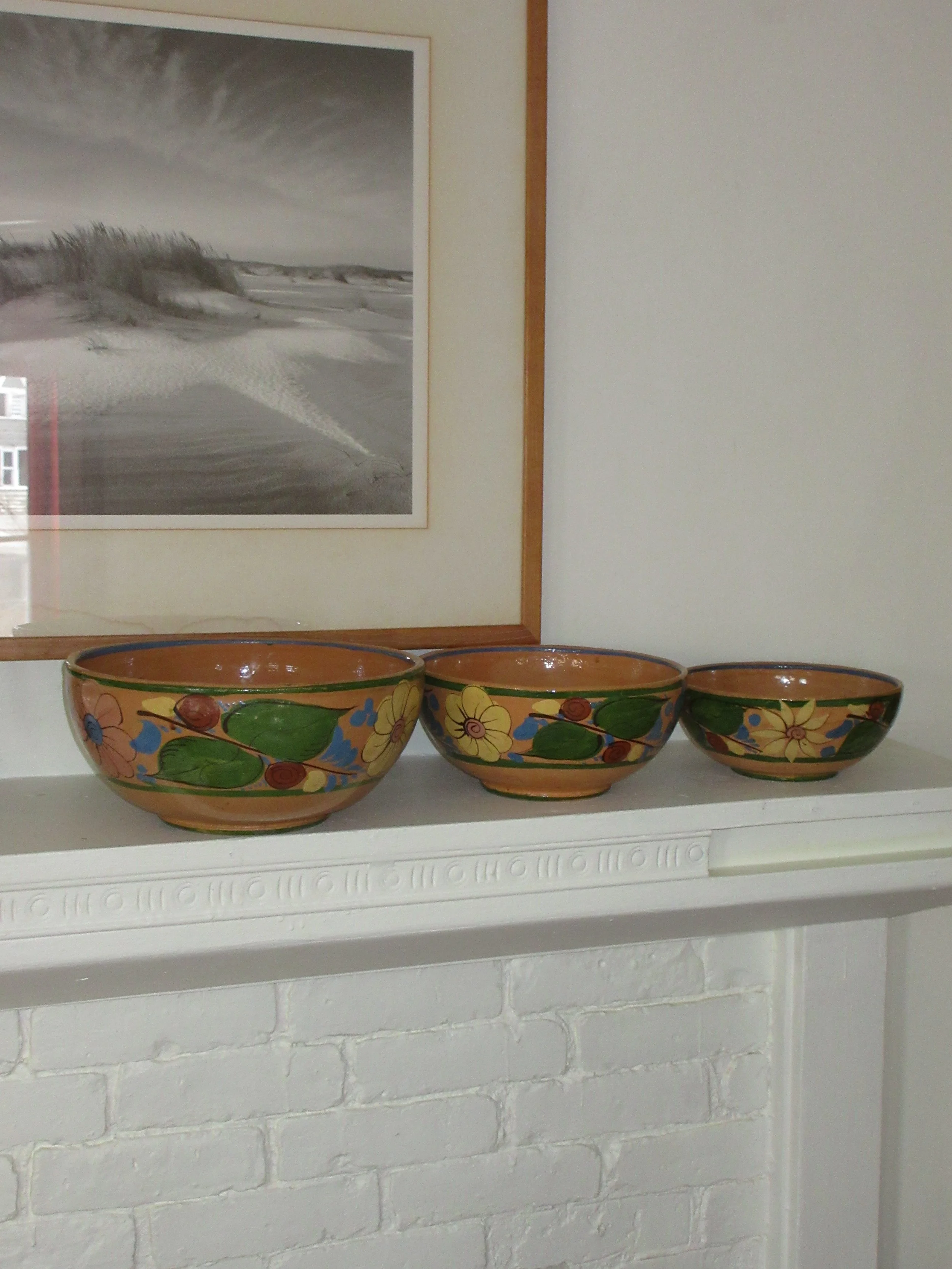 Handmade Folk Art Nesting Bowls