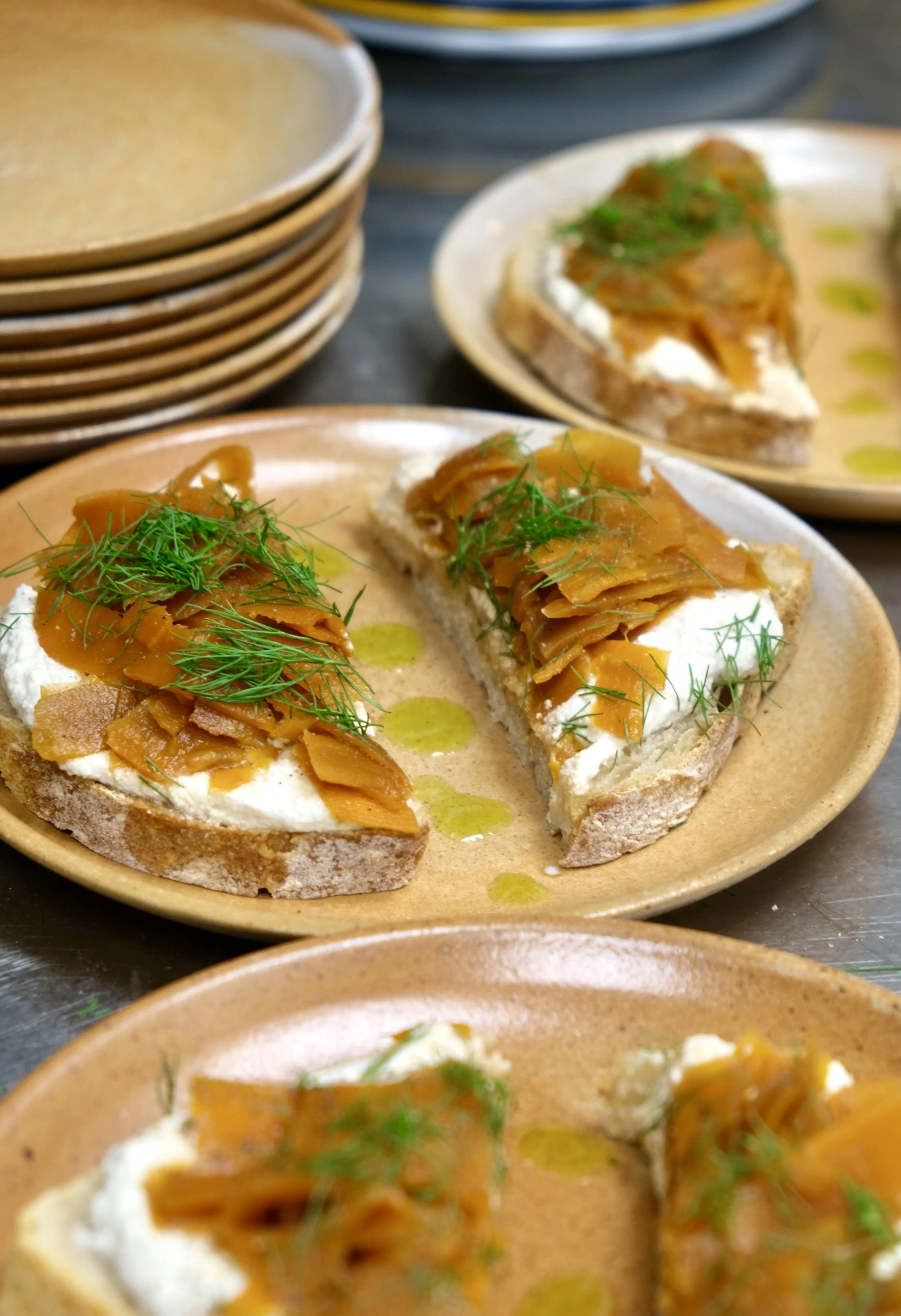 Farm to table pop up dinner